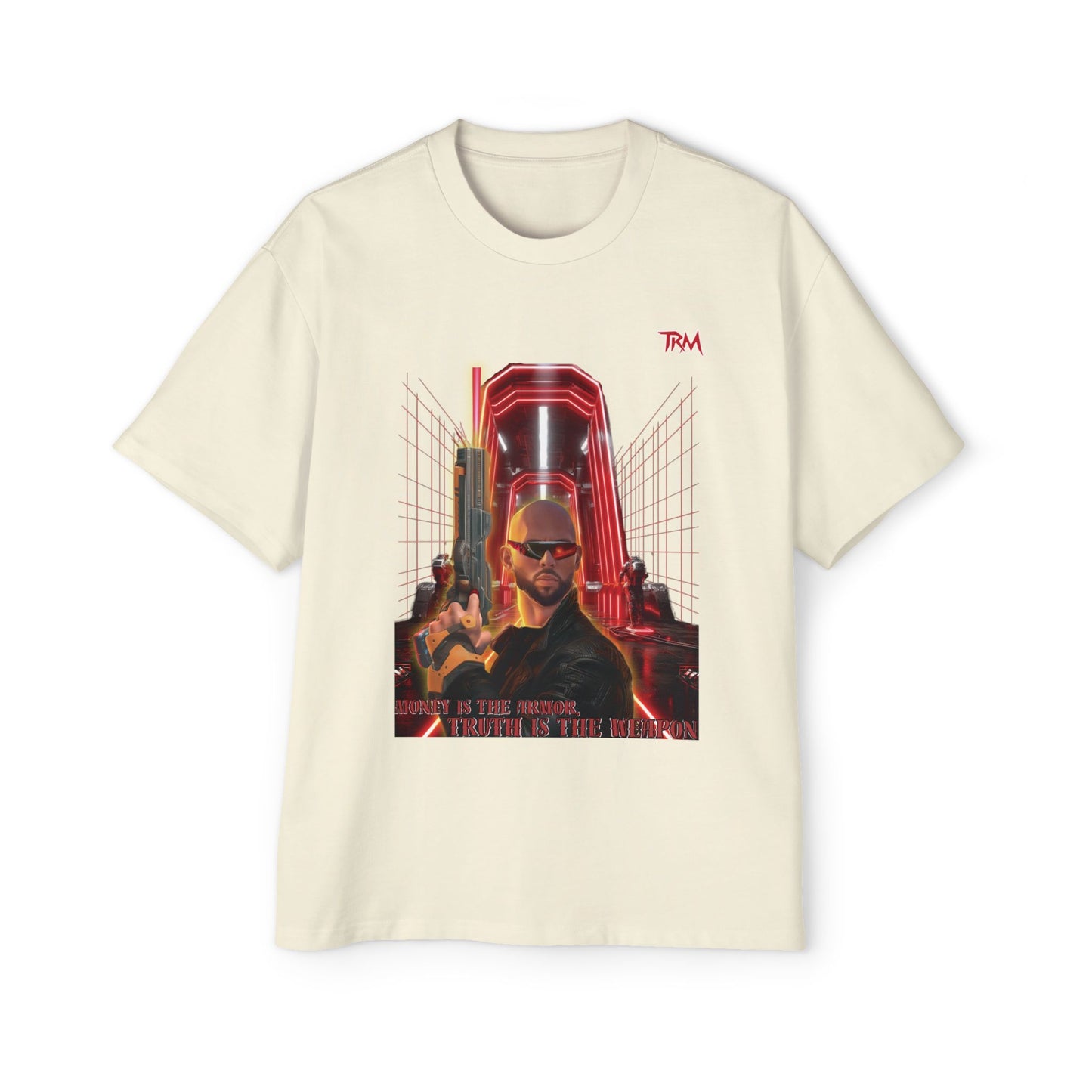 T-Shirt - Andrew Tate- Money is the armor, Truth is the weapon