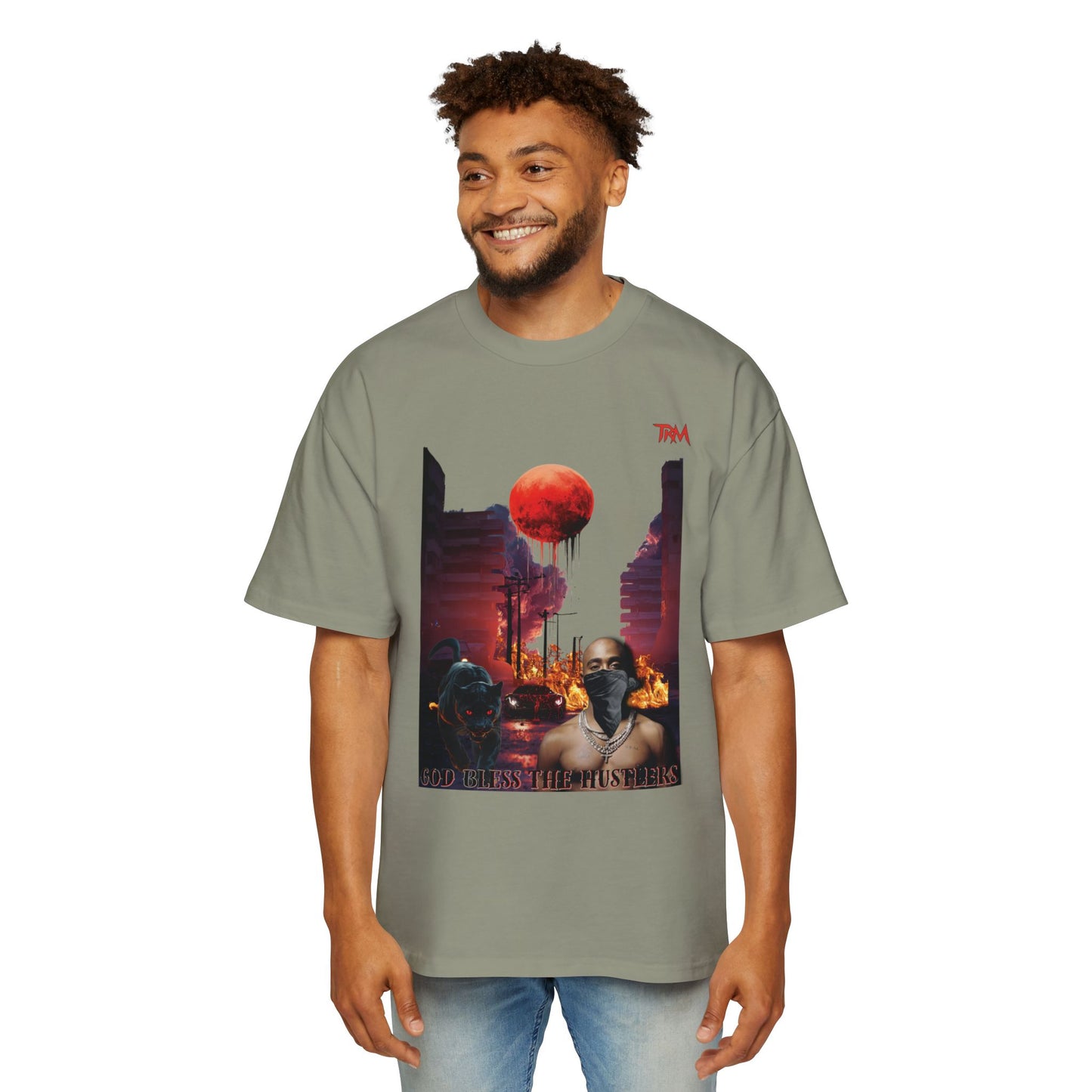 T-Shirt - DaRealest - God Bless The Hustlers