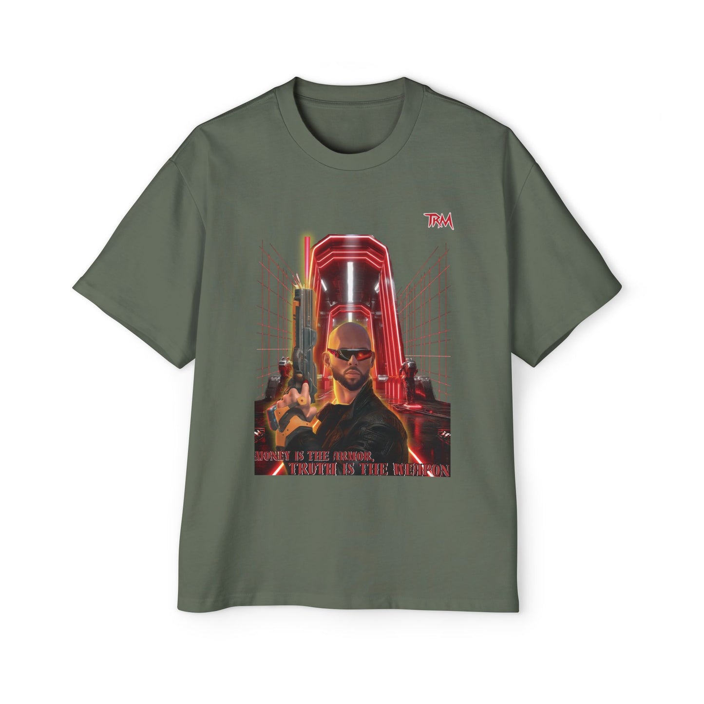 T-Shirt - Andrew Tate- Money is the armor, Truth is the weapon