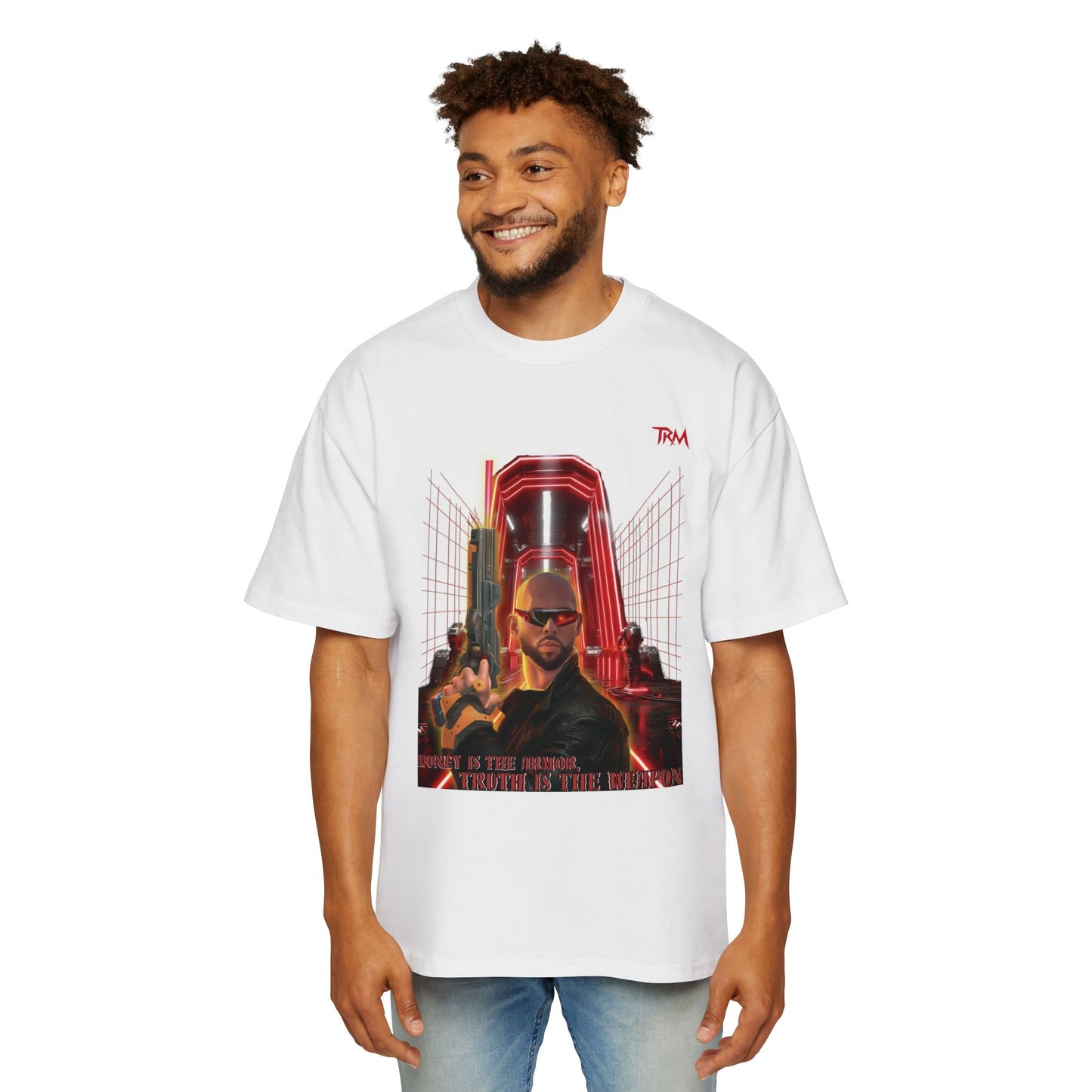 T-Shirt - Andrew Tate- Money is the armor, Truth is the weapon