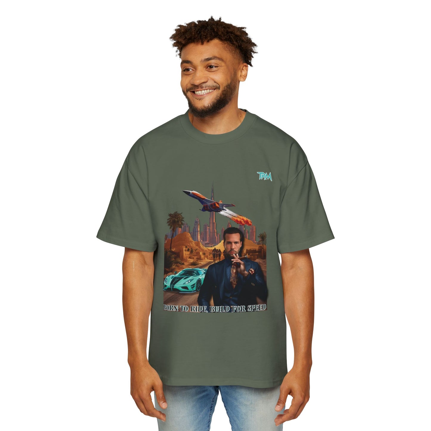 T-Shirt - Tristan Tate - Born to Ride Build for Speed