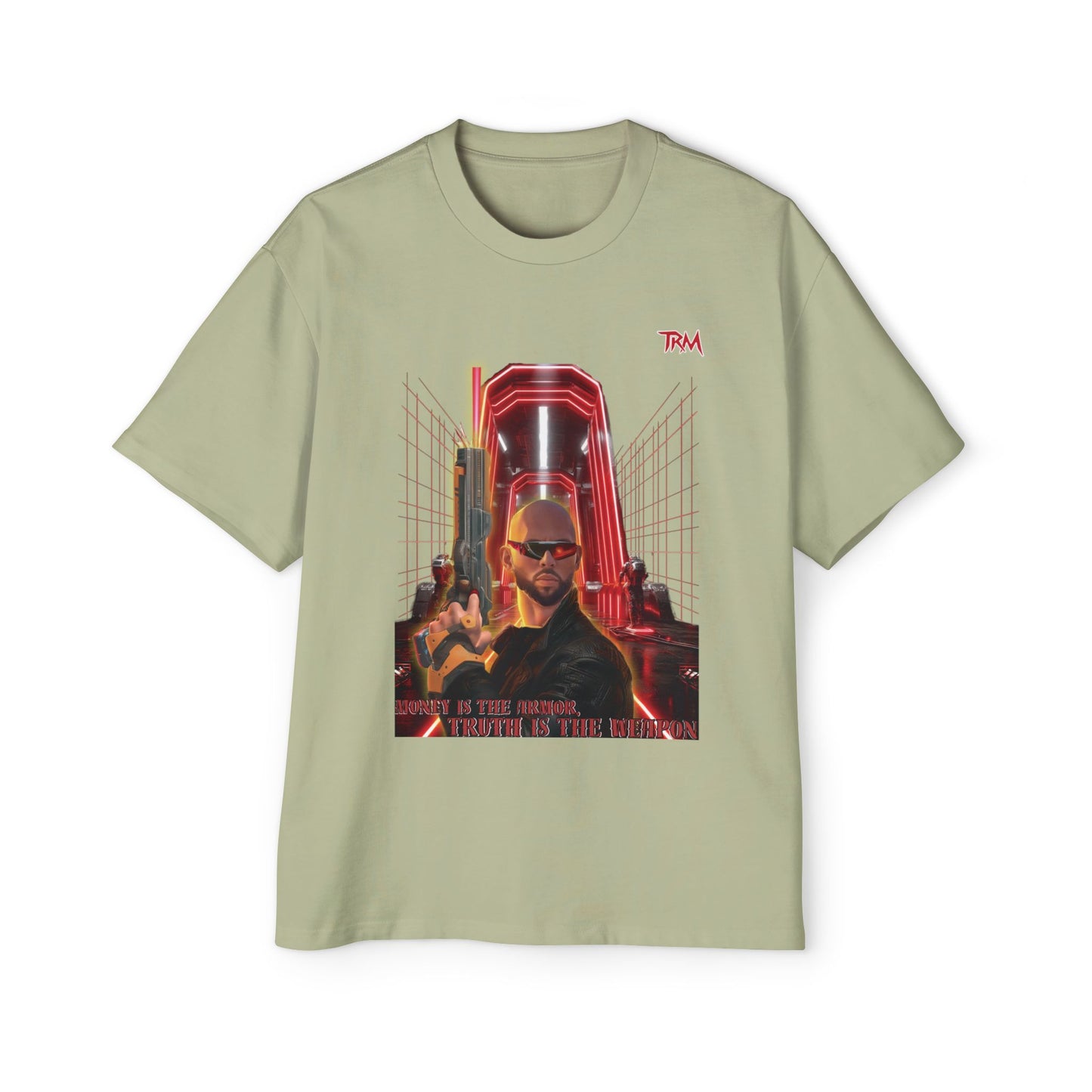 T-Shirt - Andrew Tate- Money is the armor, Truth is the weapon