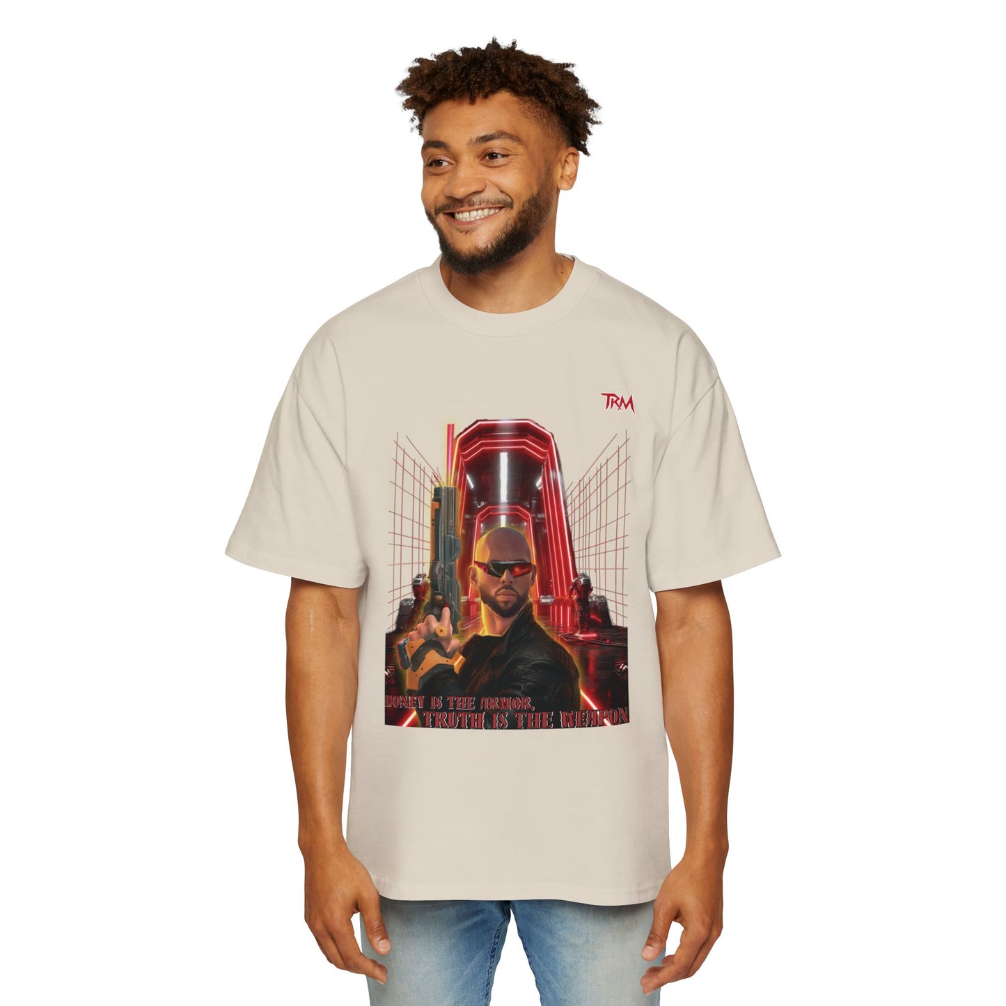 T-Shirt - Andrew Tate- Money is the armor, Truth is the weapon