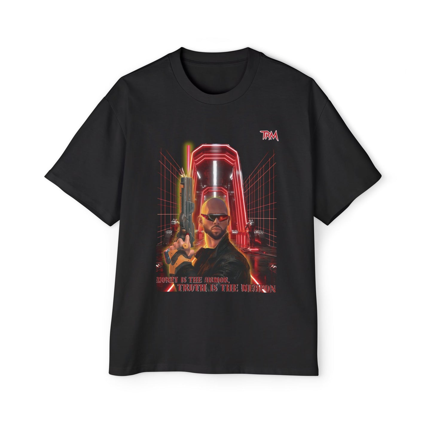 T-Shirt - Andrew Tate- Money is the armor, Truth is the weapon