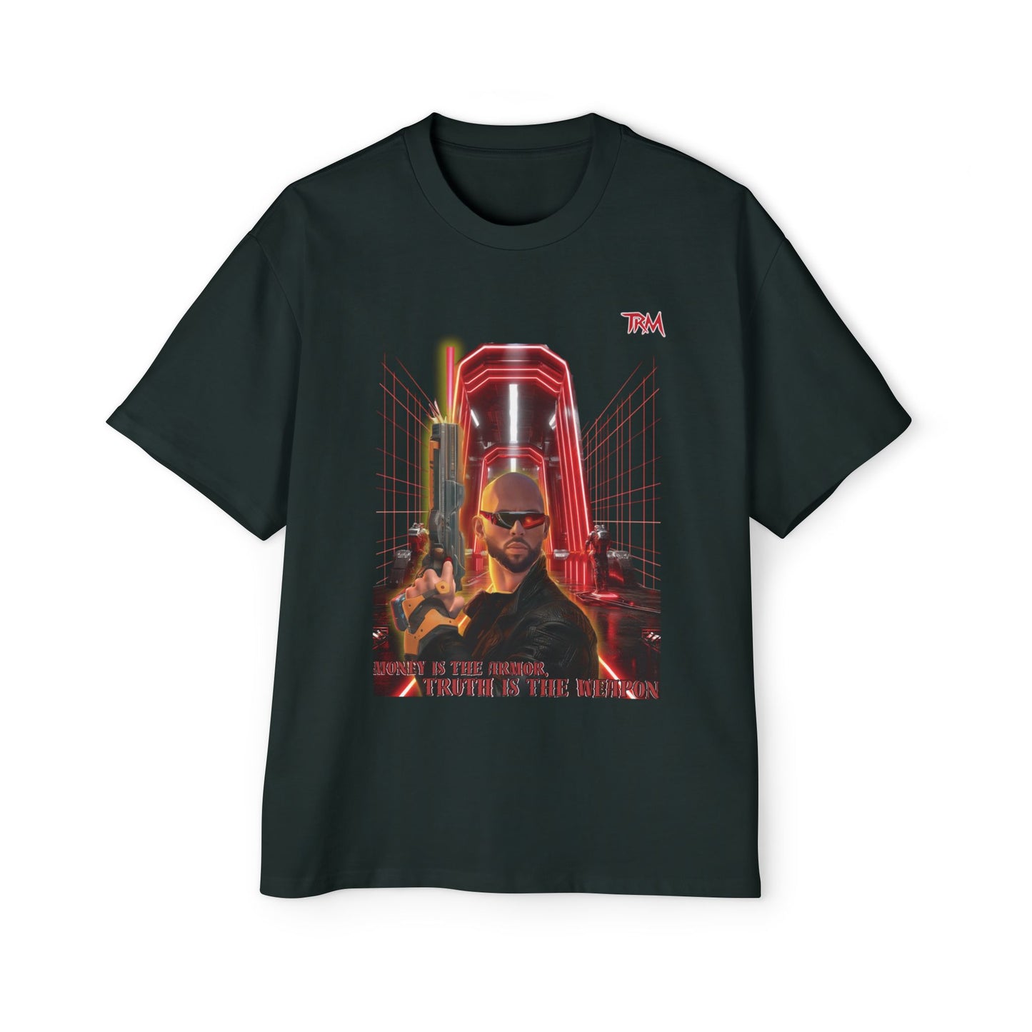 T-Shirt - Andrew Tate- Money is the armor, Truth is the weapon