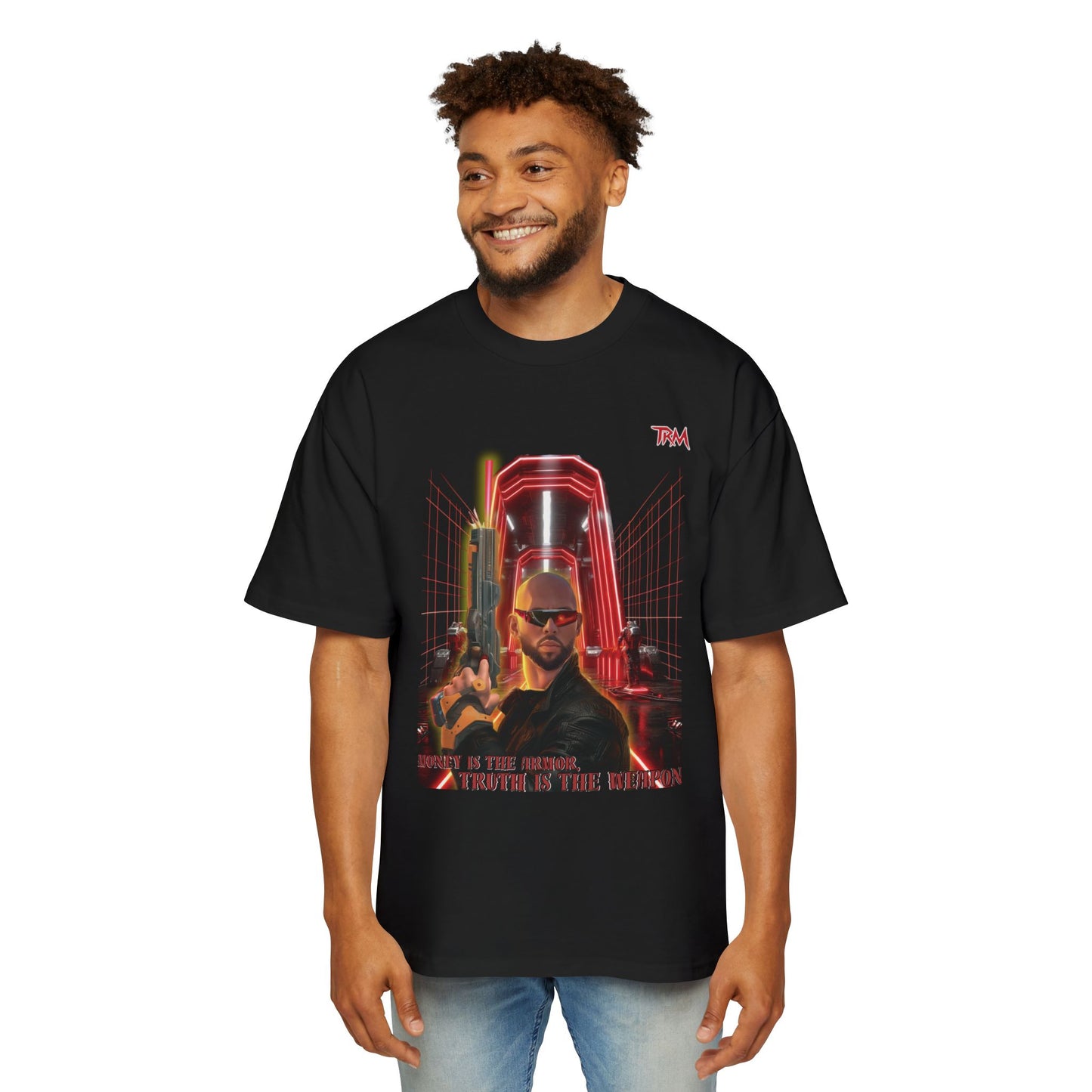 T-Shirt - Andrew Tate- Money is the armor, Truth is the weapon