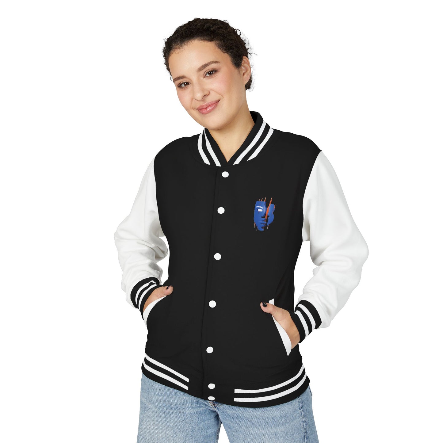 Letterman Jacket — 'Resistance' Sword Graphic Varsity Jacket