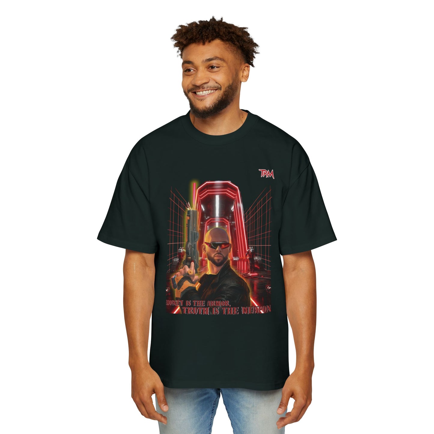 T-Shirt - Andrew Tate- Money is the armor, Truth is the weapon