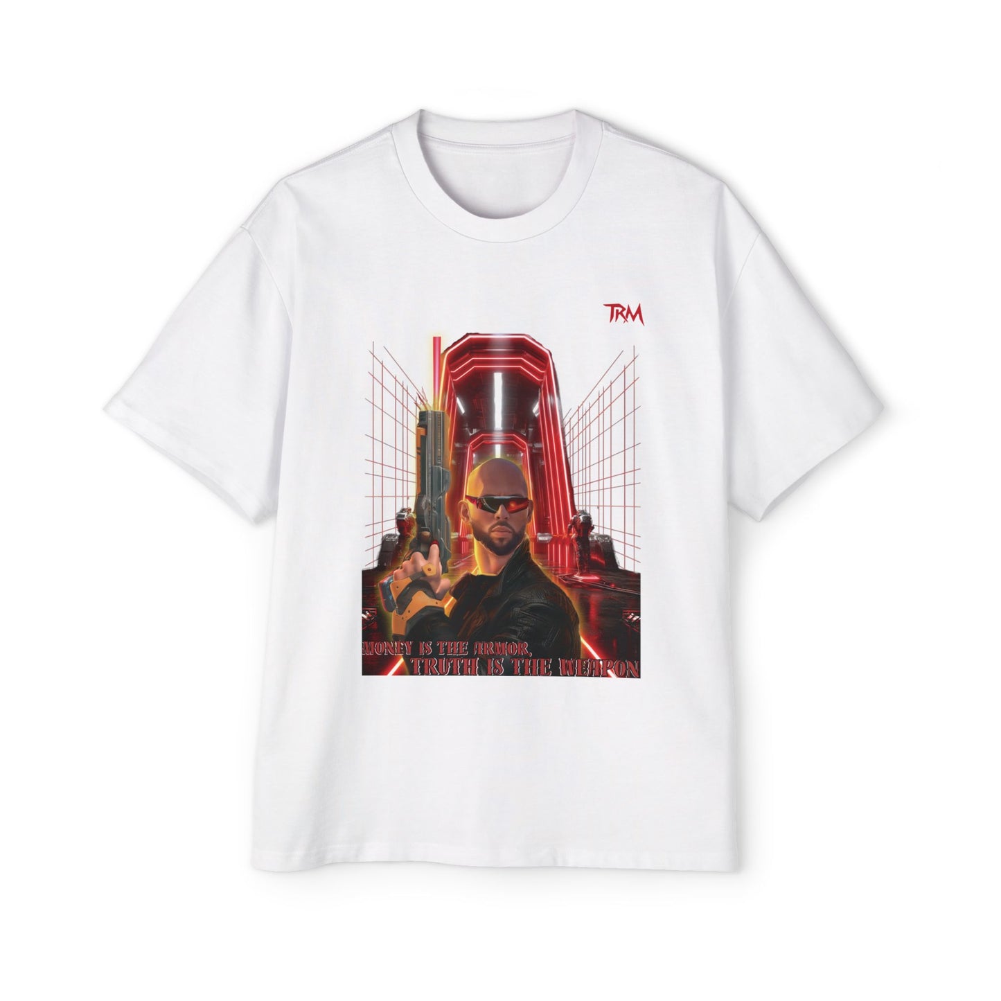 T-Shirt - Andrew Tate- Money is the armor, Truth is the weapon