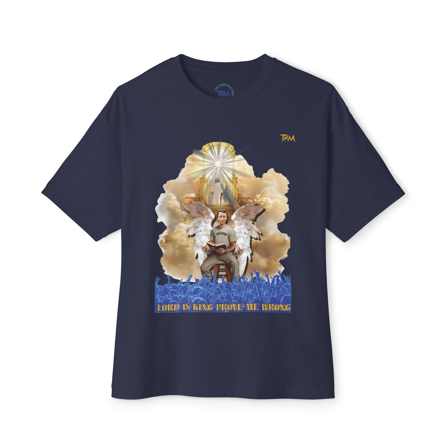 Spiritual Graphic Tee, Oversized T-Shirt, Inspirational Boxy Top, Unique Faith Shirt, Casual Everyday Tee