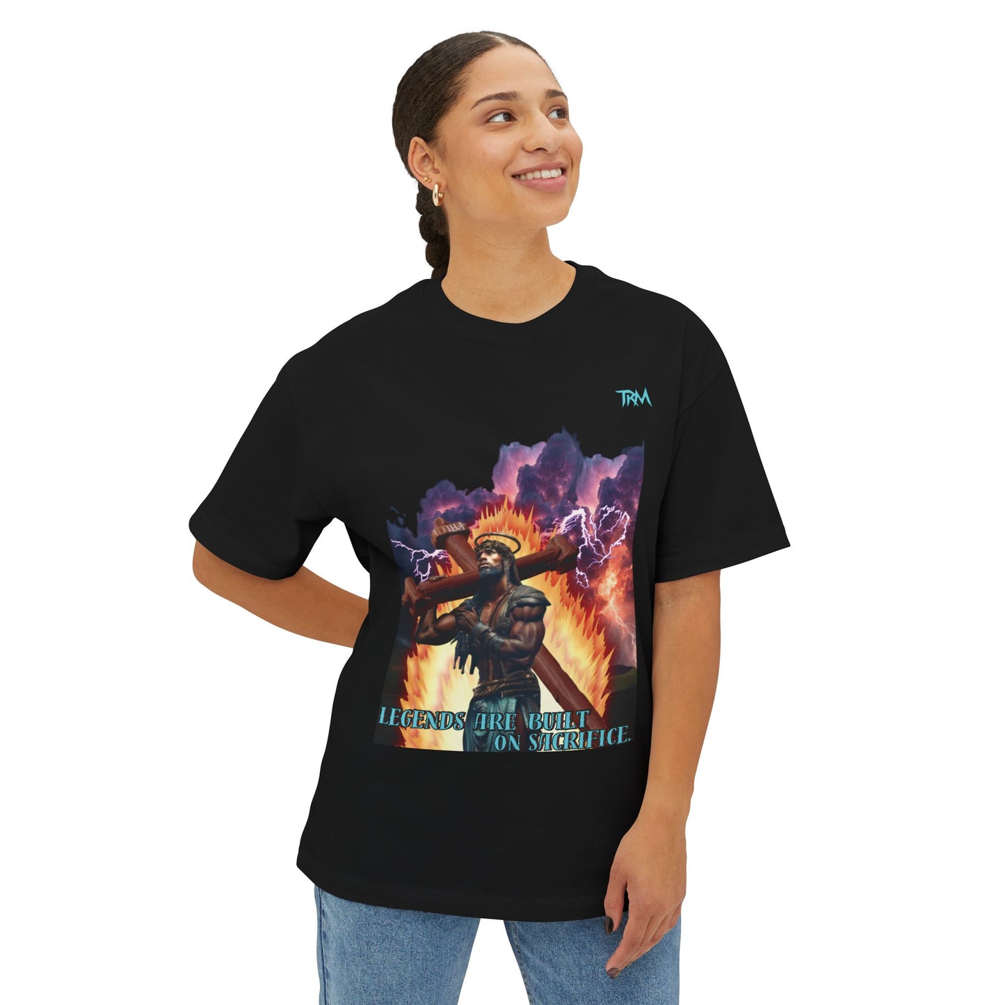 Anime-Inspired Unisex Oversized Boxy Tee - Perfect Gift for Fans, Streetwear, Casual Days