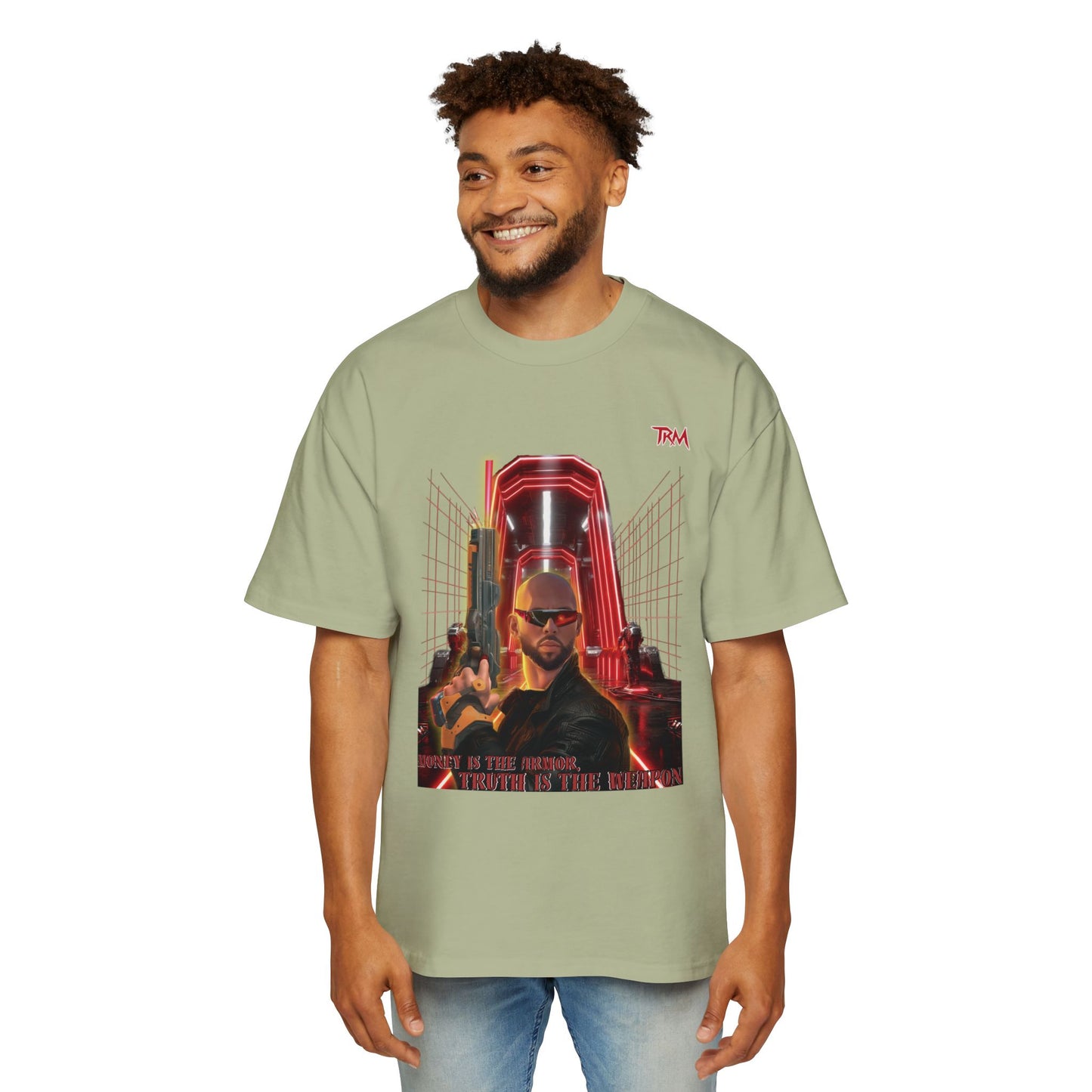 T-Shirt - Andrew Tate- Money is the armor, Truth is the weapon