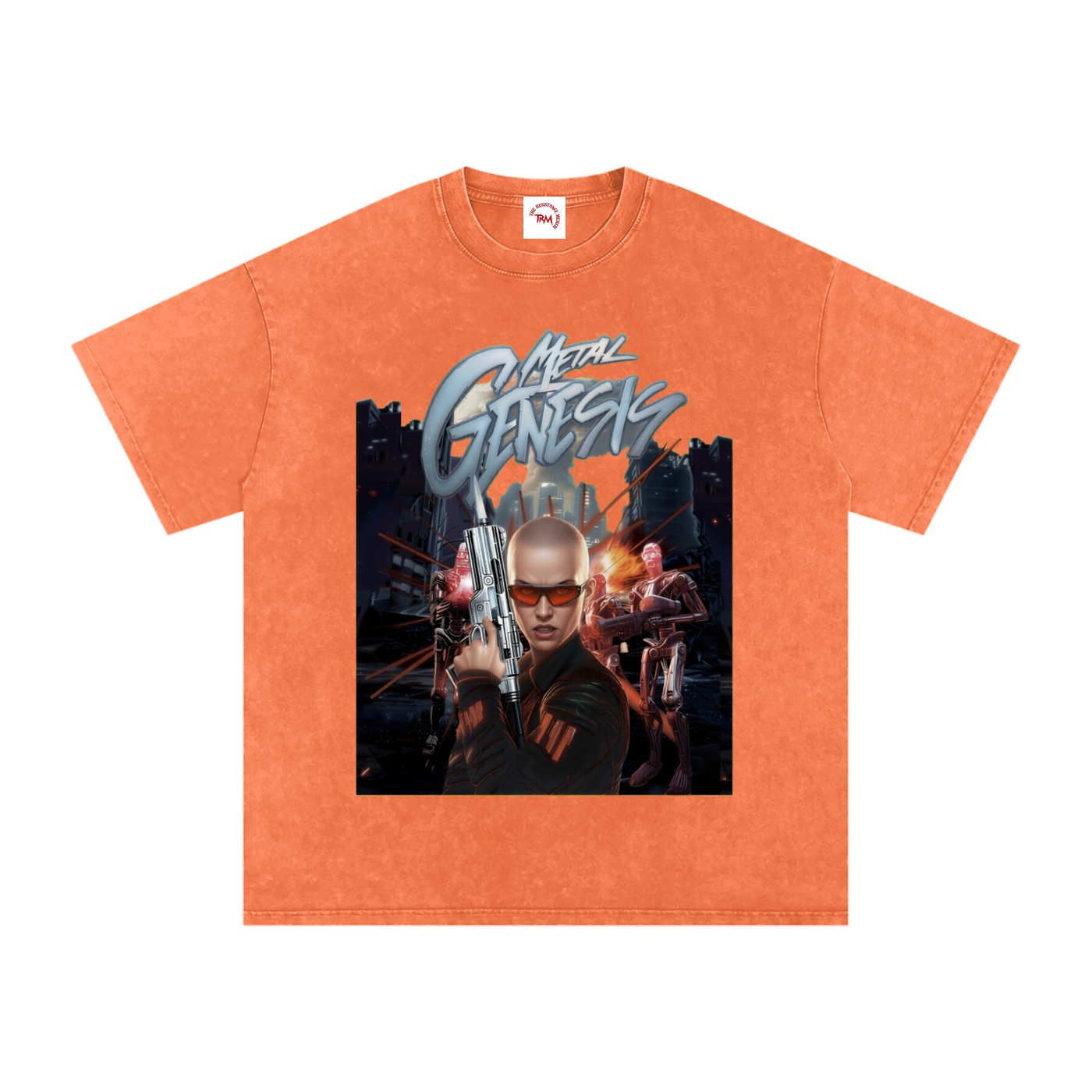 Metal Genesis - Oversized Cotton T-Shirt