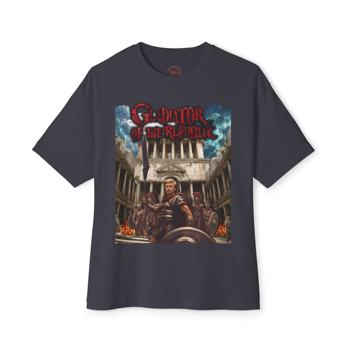 Graphic Oversized T-Shirt - Gladiator of the Republic - Darius Trump - 100% Cotton - Limited Edition