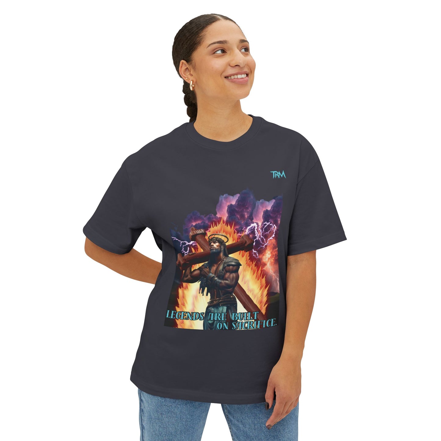 Anime-Inspired Unisex Oversized Boxy Tee - Perfect Gift for Fans, Streetwear, Casual Days
