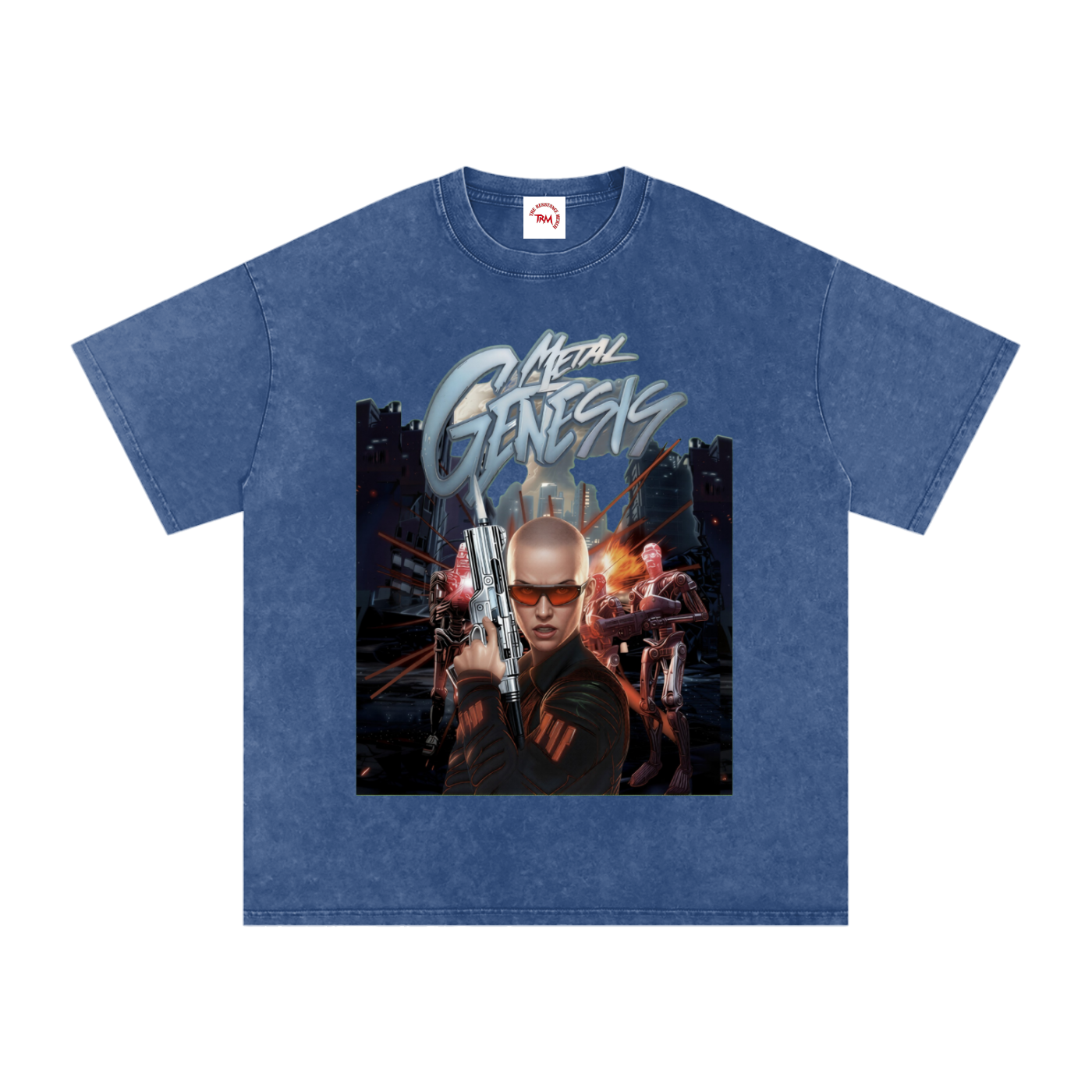 Metal Genesis - Oversized Cotton T-Shirt