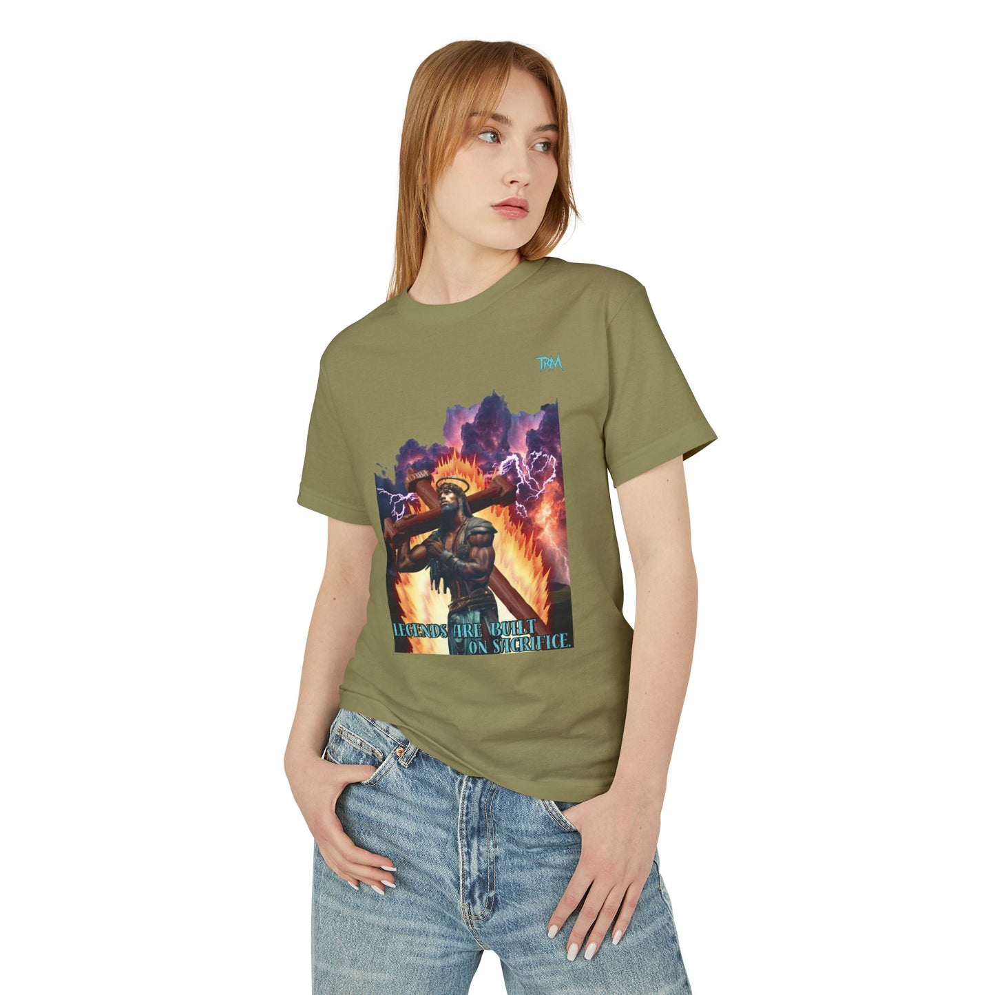 Unisex Graphic Tee - Legendary Fire Warrior Design, Casual Wear, Gifts for Metal Fans, Unique Birthday Present, Festival Apparel, [...]