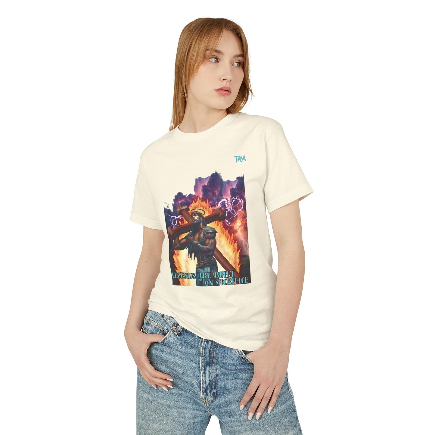 Unisex Graphic Tee - Legendary Fire Warrior Design, Casual Wear, Gifts for Metal Fans, Unique Birthday Present, Festival Apparel, [...]