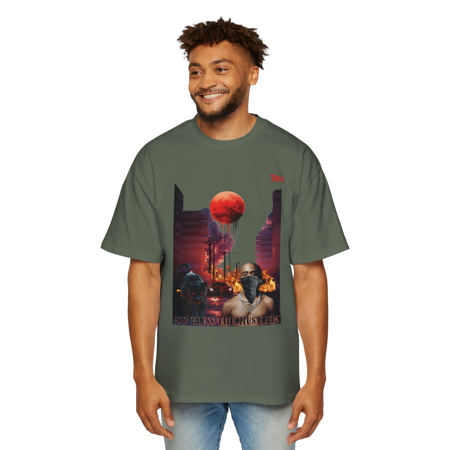 T-Shirt - DaRealest - God Bless The Hustlers