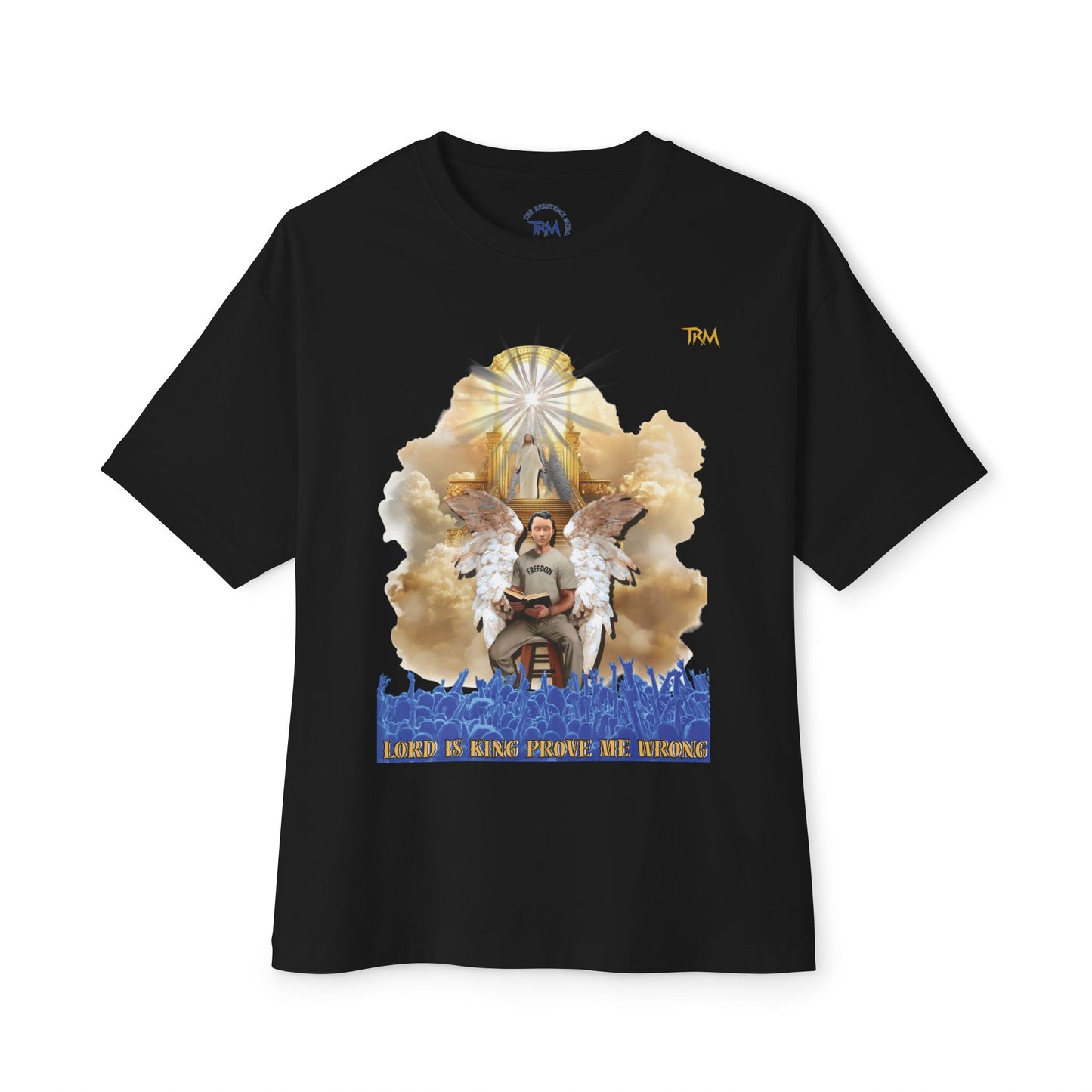 Spiritual Graphic Tee, Oversized T-Shirt, Inspirational Boxy Top, Unique Faith Shirt, Casual Everyday Tee