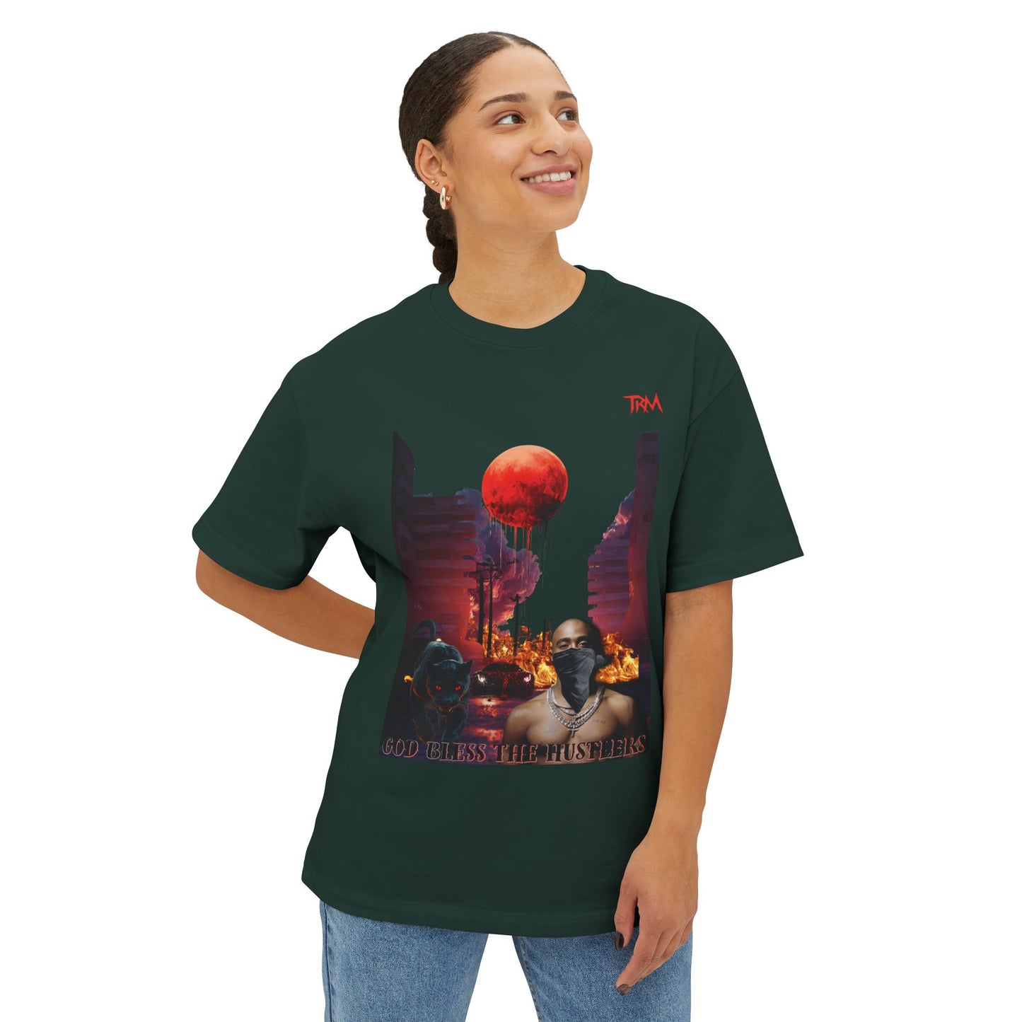 Unisex Oversized Graphic Tee - Streetwear Style, Casual Comfort, Trendy Gift, Music Festival Outfit, Retro Aesthetic