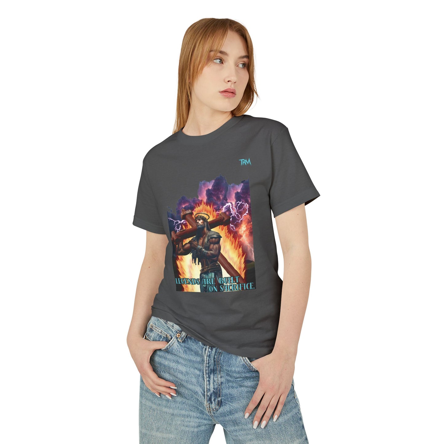 Unisex Graphic Tee - Legendary Fire Warrior Design, Casual Wear, Gifts for Metal Fans, Unique Birthday Present, Festival Apparel, [...]
