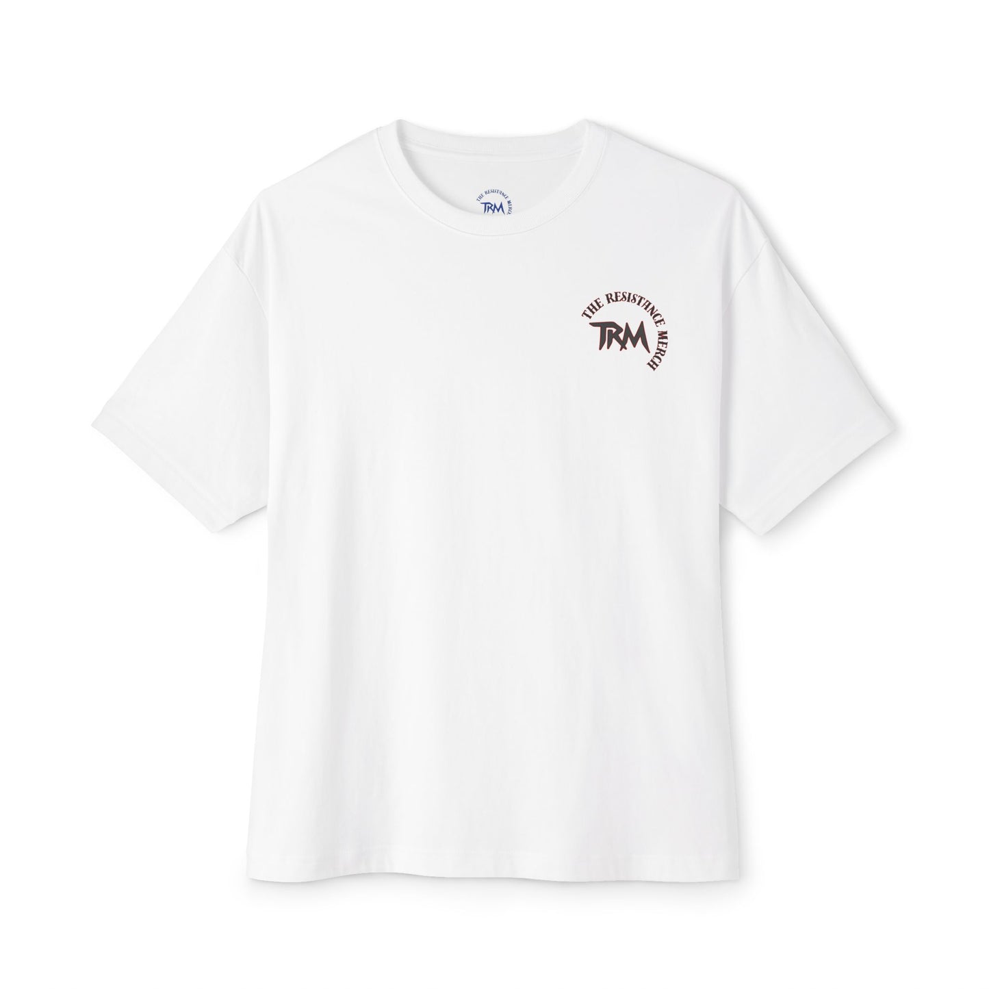 Unisex Oversized Boxy Tee  Streetwear The Resistance Full Patch