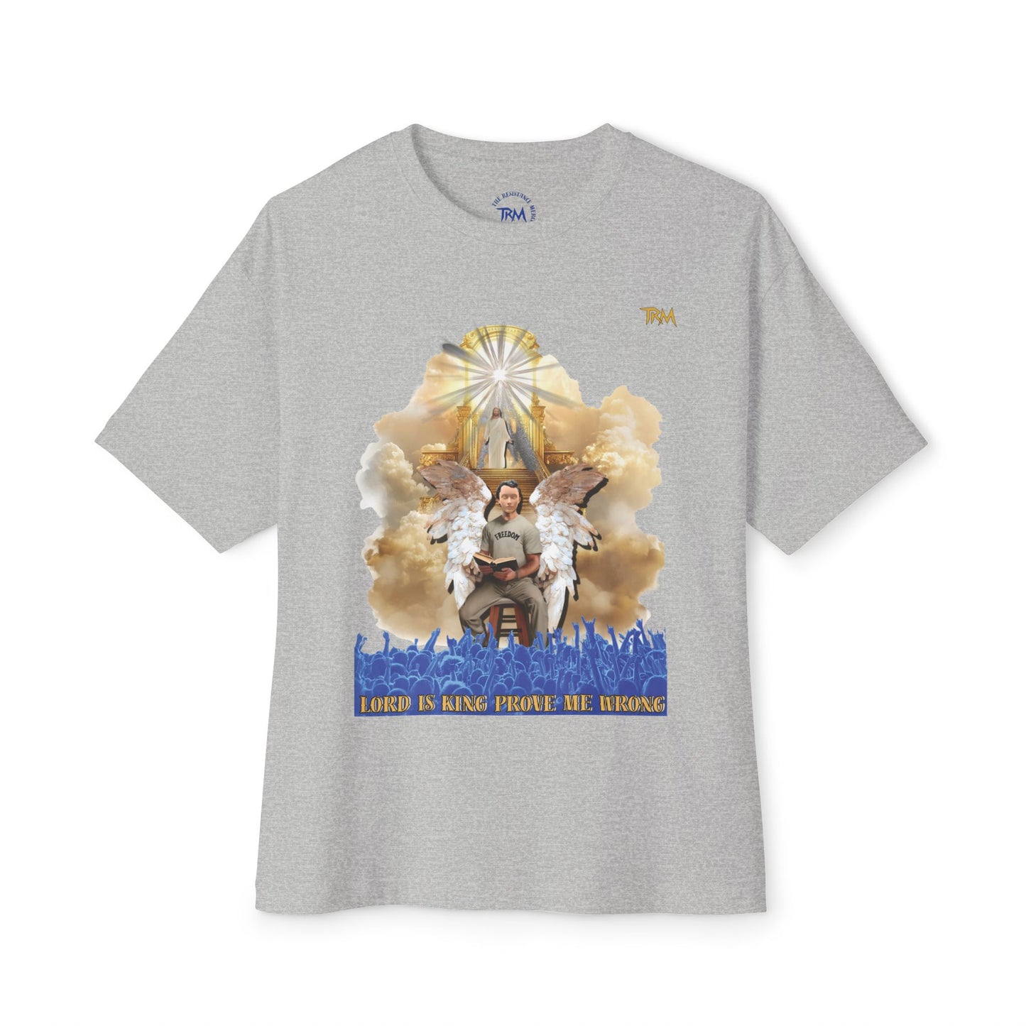 Spiritual Graphic Tee, Oversized T-Shirt, Inspirational Boxy Top, Unique Faith Shirt, Casual Everyday Tee