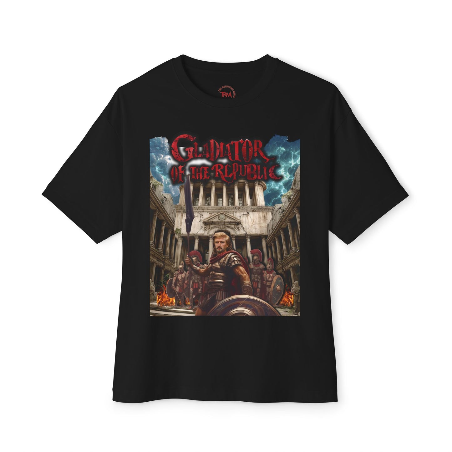 Graphic Oversized T-Shirt - Gladiator of the Republic - Darius Trump - 100% Cotton - Limited Edition