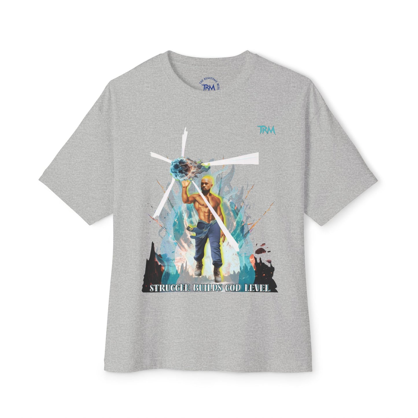 Artistic Oversized Boxy Tee, Graphic Tee, Unisex T-Shirt, Casual Wear, Streetwear, Everyday Comfort