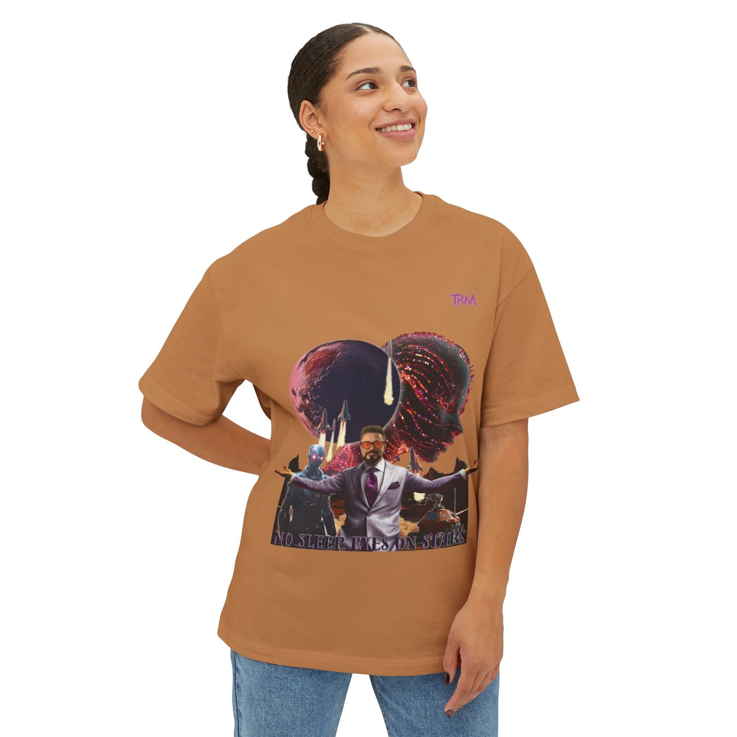 Bold Graphic Tee for Creative Souls, Unisex Boxy Tee, Trendy Streetwear, Gift for Artists, Casual Fashion