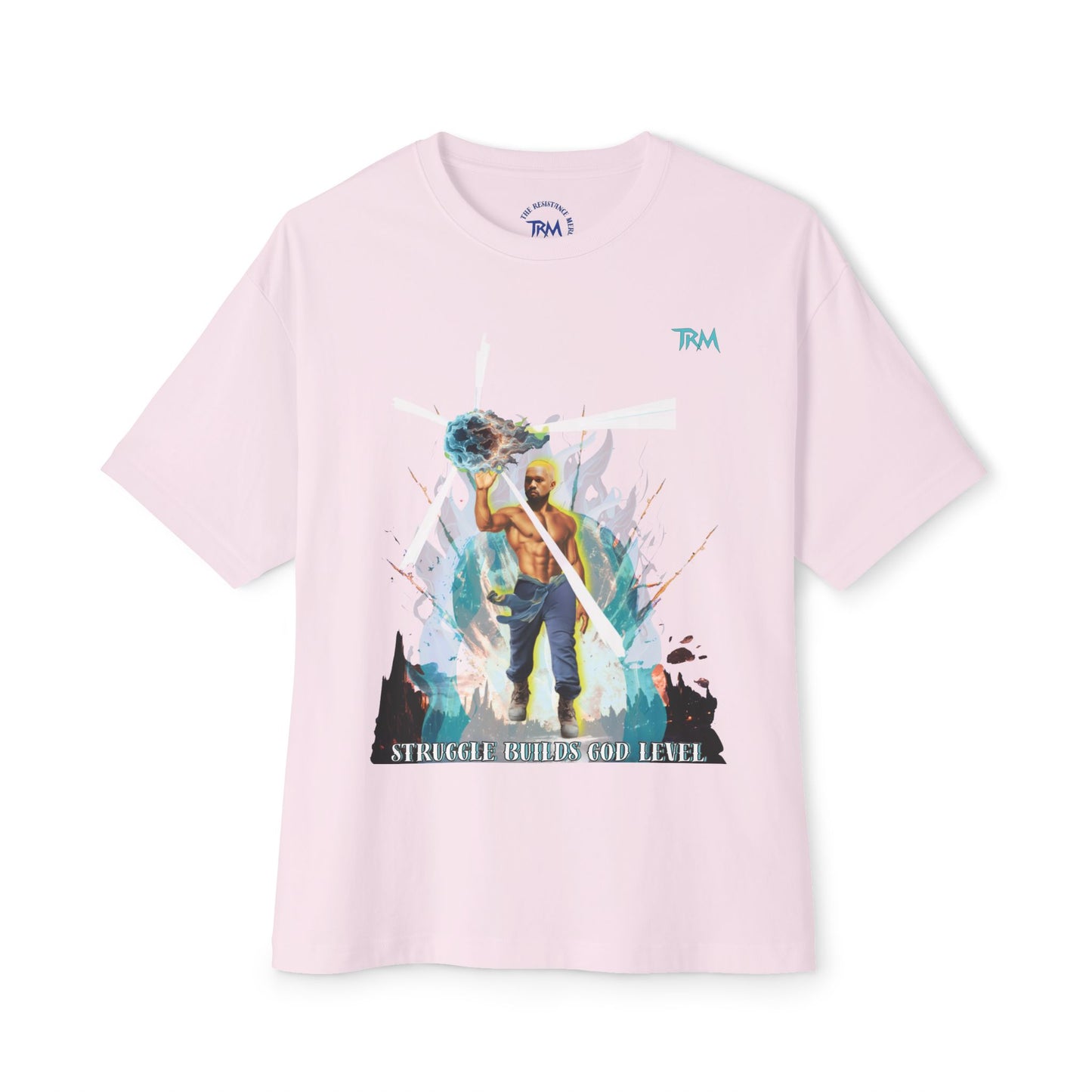 Artistic Oversized Boxy Tee, Graphic Tee, Unisex T-Shirt, Casual Wear, Streetwear, Everyday Comfort