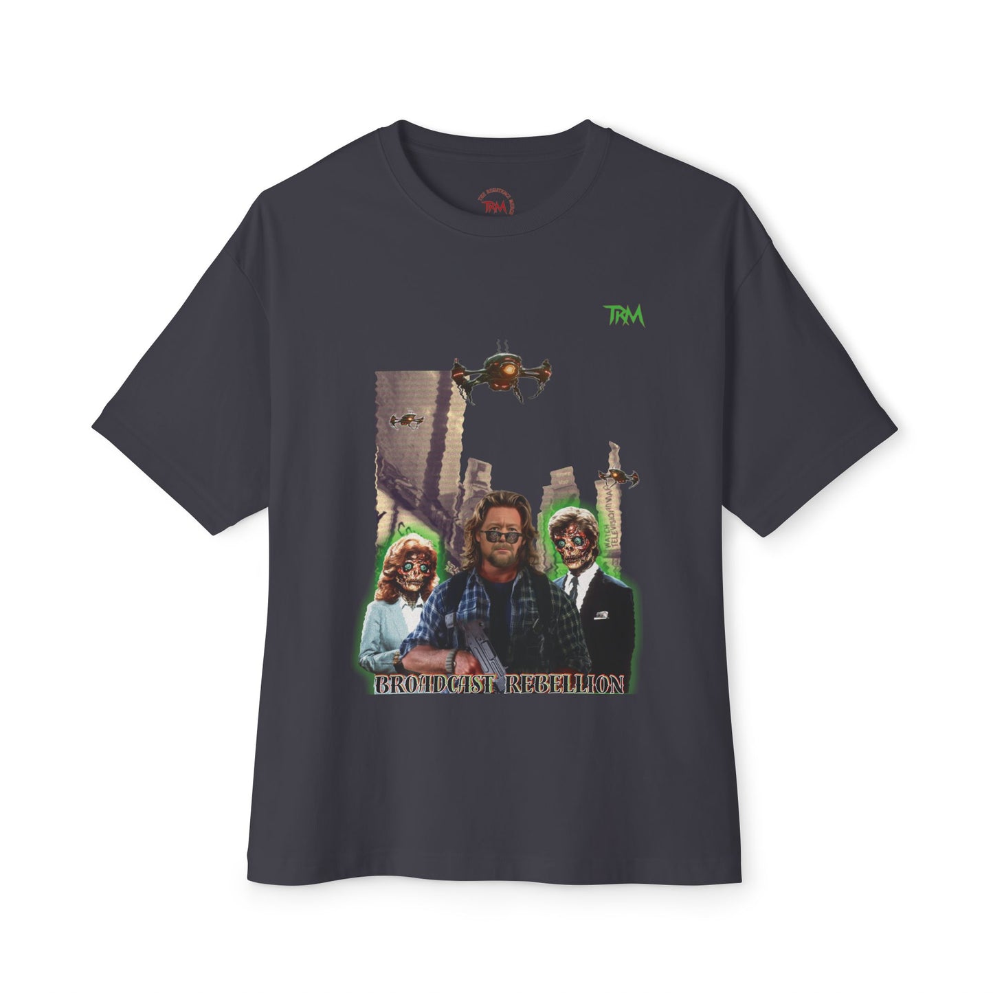 Retro Graphic Unisex Oversized Boxy Tee | Casual Streetwear, Gift for Trendsetters, Retro Vibe Tee, Summer Fashion, Unique Statement Shirt