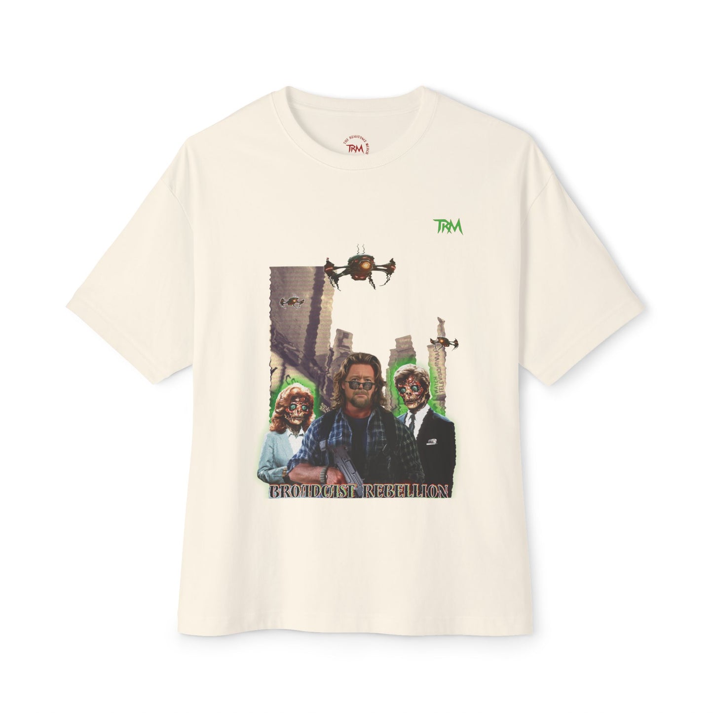 Retro Graphic Unisex Oversized Boxy Tee | Casual Streetwear, Gift for Trendsetters, Retro Vibe Tee, Summer Fashion, Unique Statement Shirt