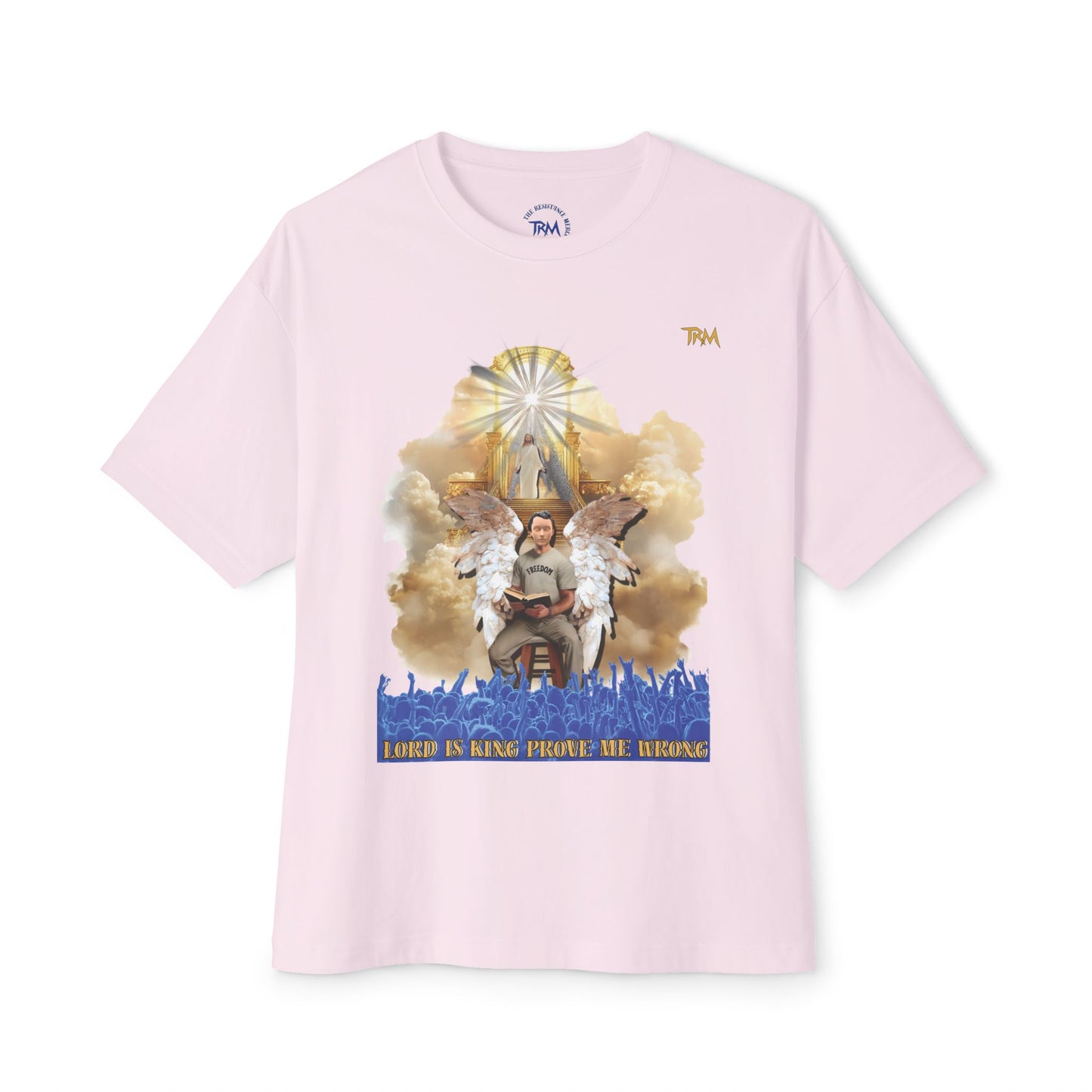 Spiritual Graphic Tee, Oversized T-Shirt, Inspirational Boxy Top, Unique Faith Shirt, Casual Everyday Tee