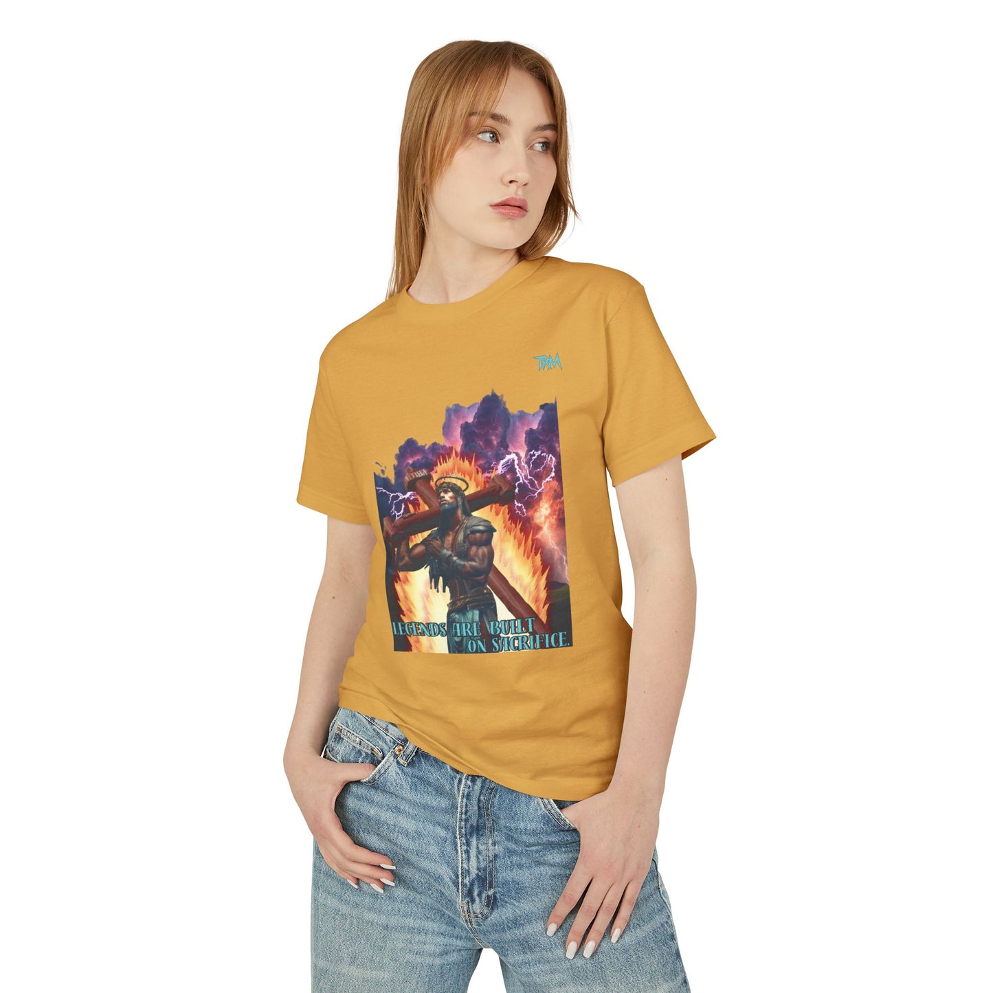 Unisex Graphic Tee - Legendary Fire Warrior Design, Casual Wear, Gifts for Metal Fans, Unique Birthday Present, Festival Apparel, [...]