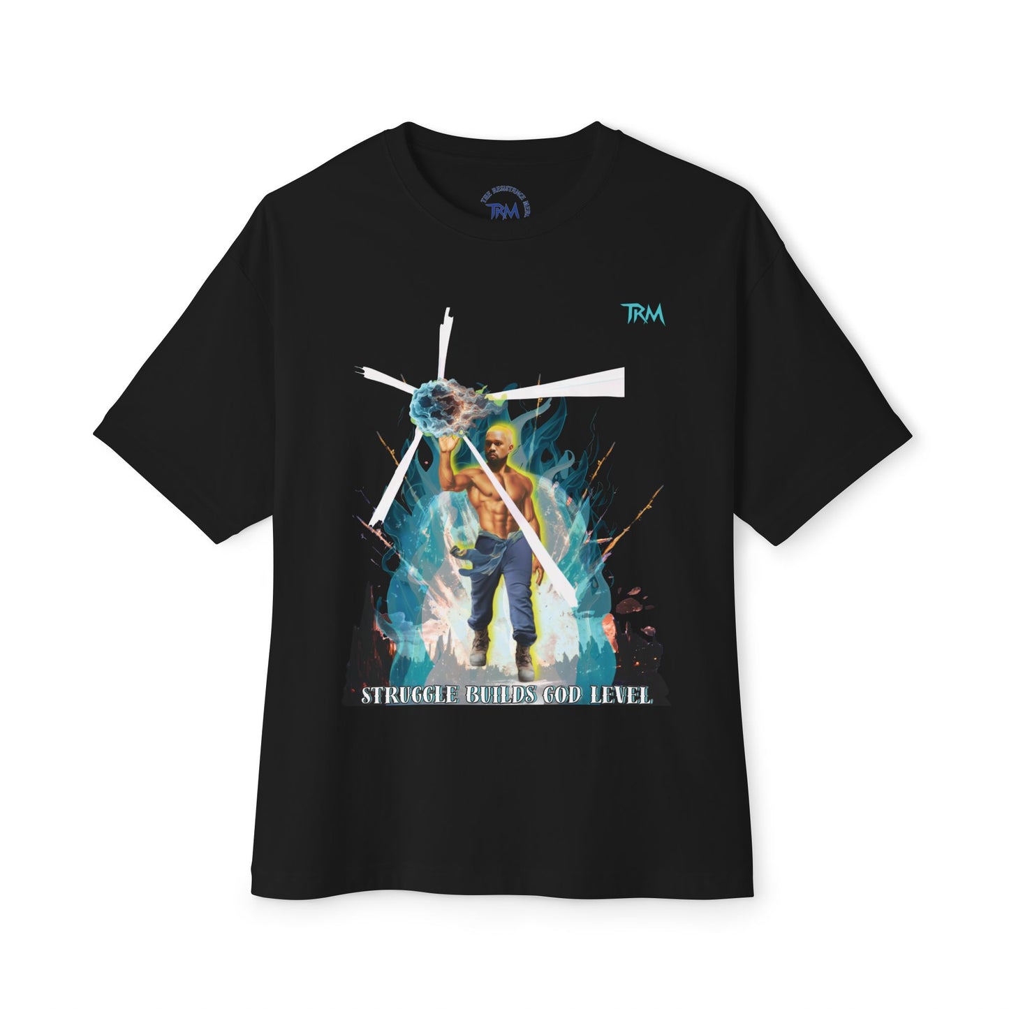 Artistic Oversized Boxy Tee, Graphic Tee, Unisex T-Shirt, Casual Wear, Streetwear, Everyday Comfort