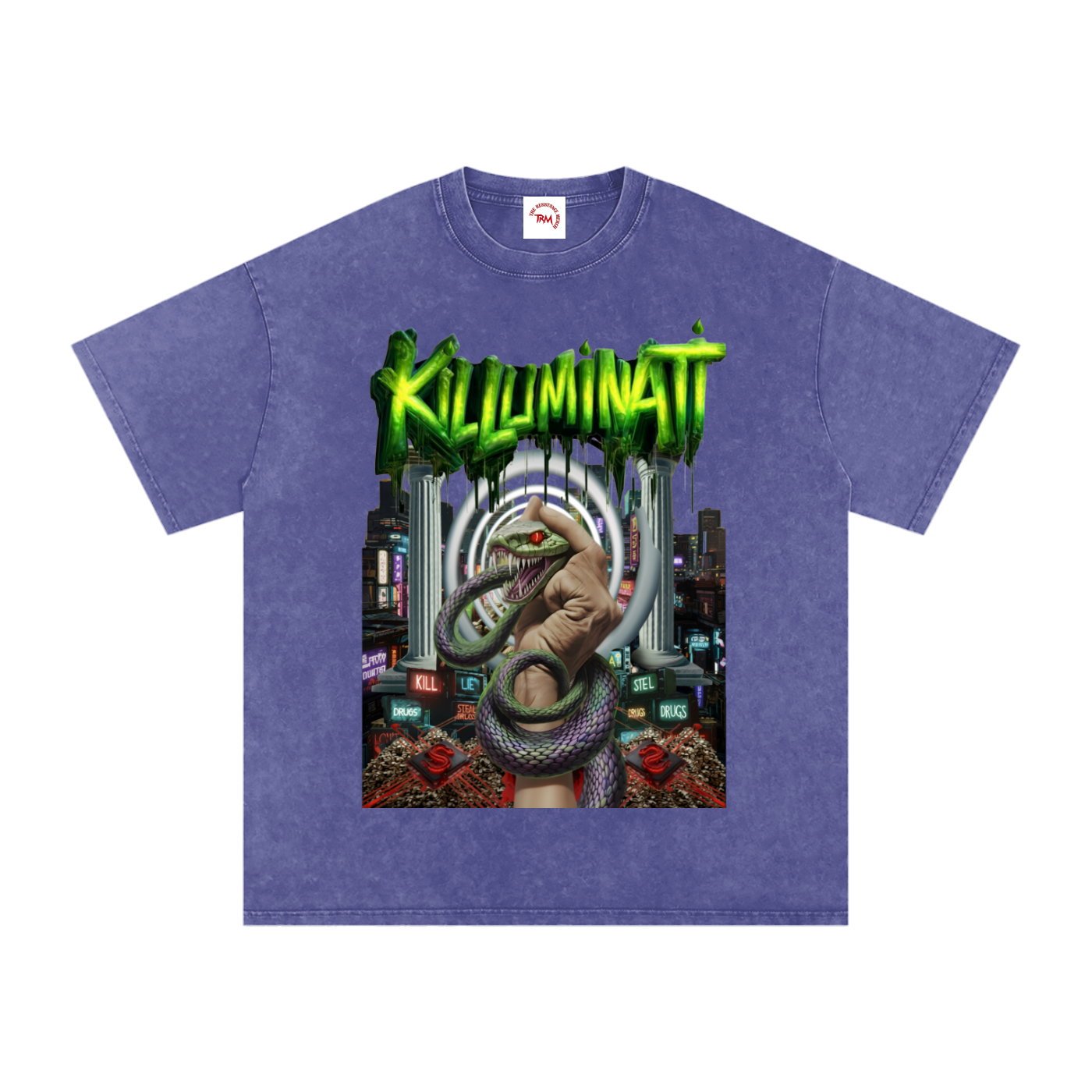 KILLUMINATI – GRAPHIC  Oversized Cotton T-Shirt