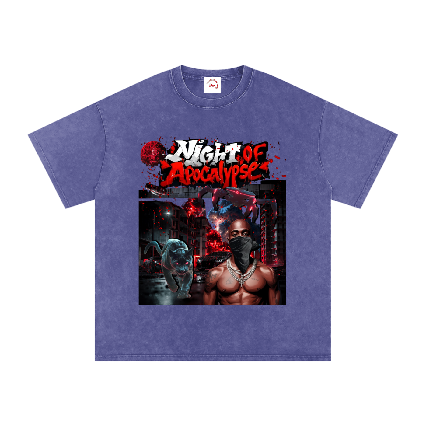 The Night of Apocalypse |Oversized Cotton T-Shirt