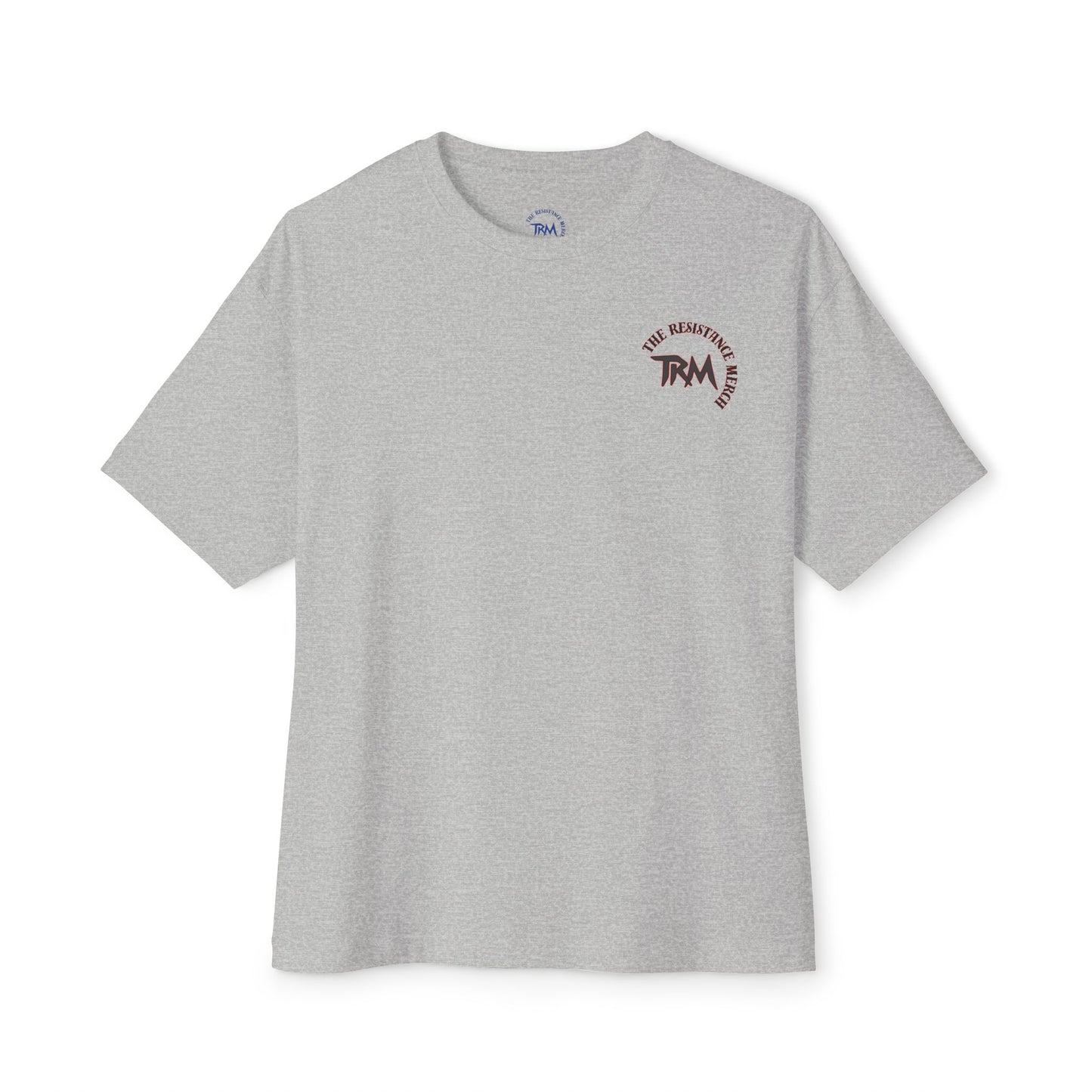 Unisex Oversized Boxy Tee  Streetwear The Resistance Full Patch