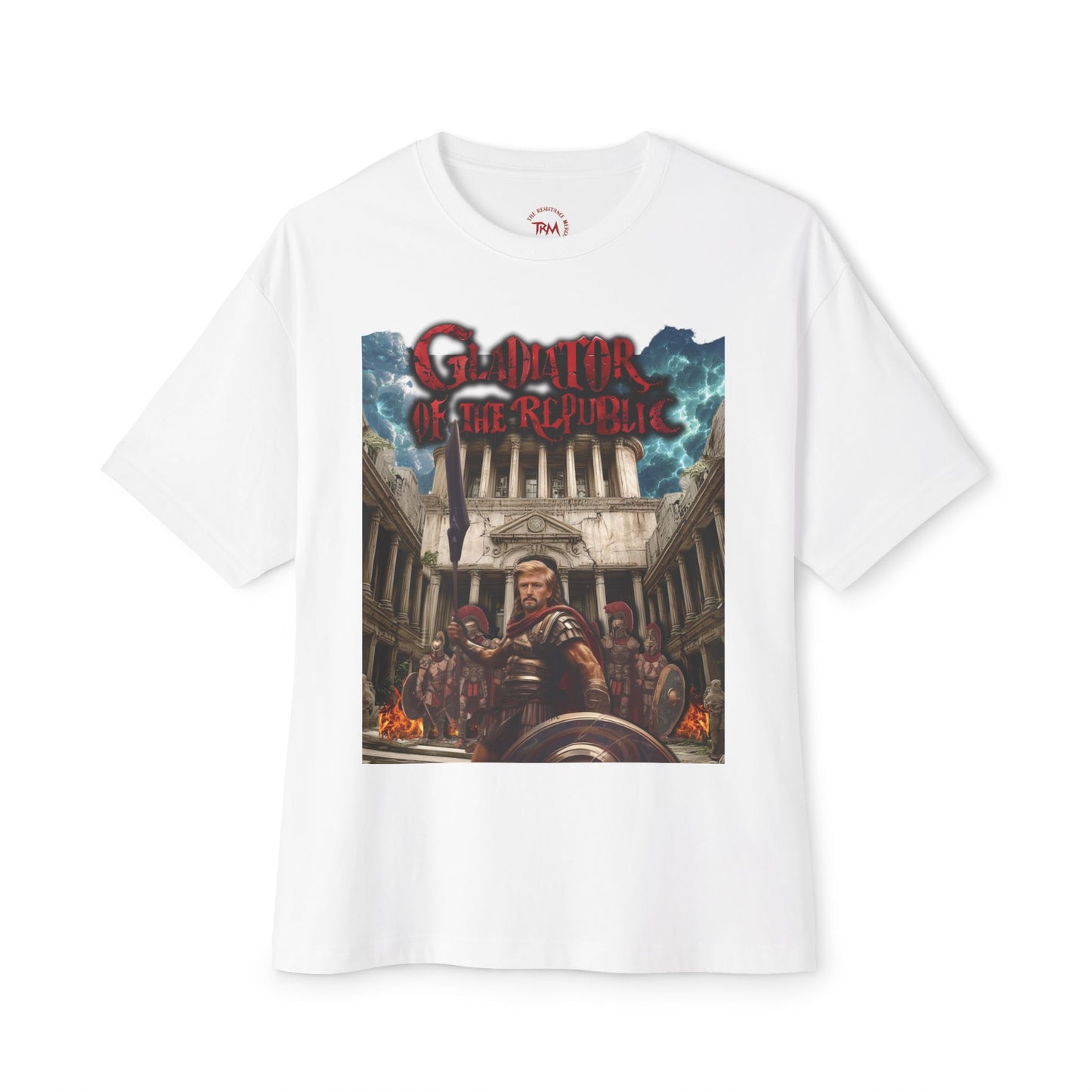 Graphic Oversized T-Shirt - Gladiator of the Republic - Darius Trump - 100% Cotton - Limited Edition