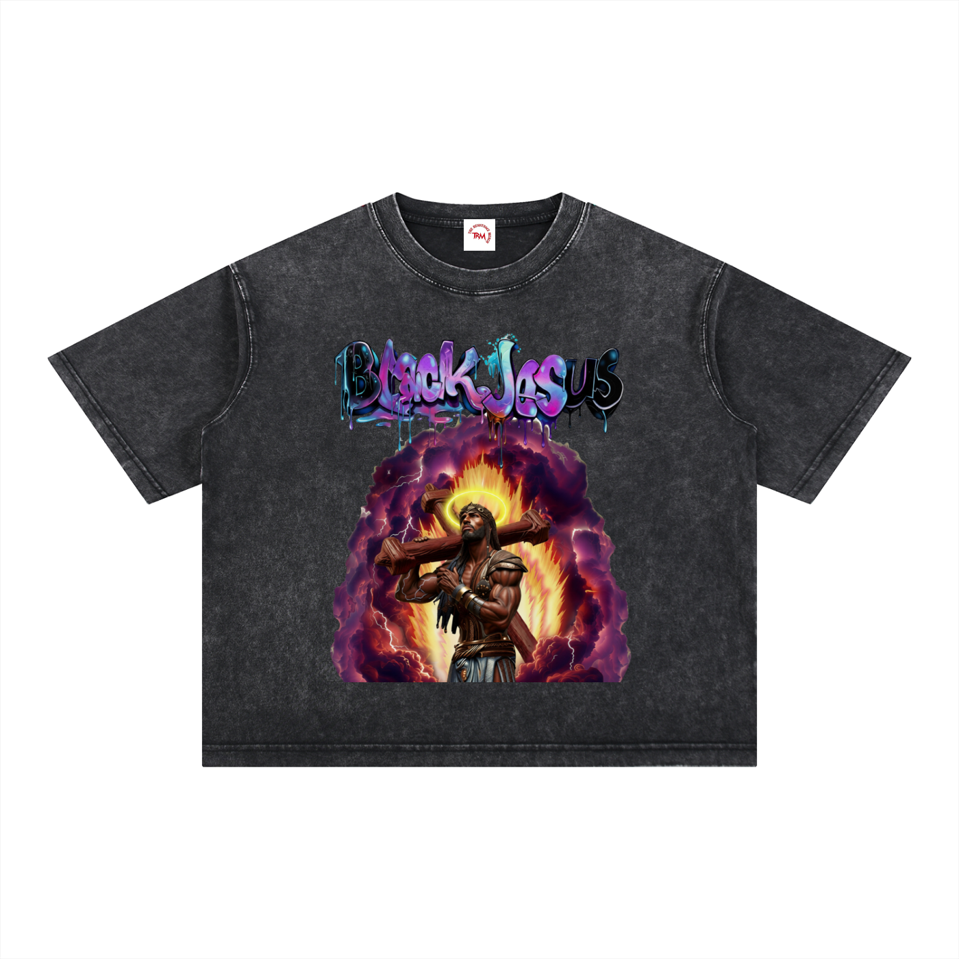 Black Jesus - Boxy Cotton T-Shirt