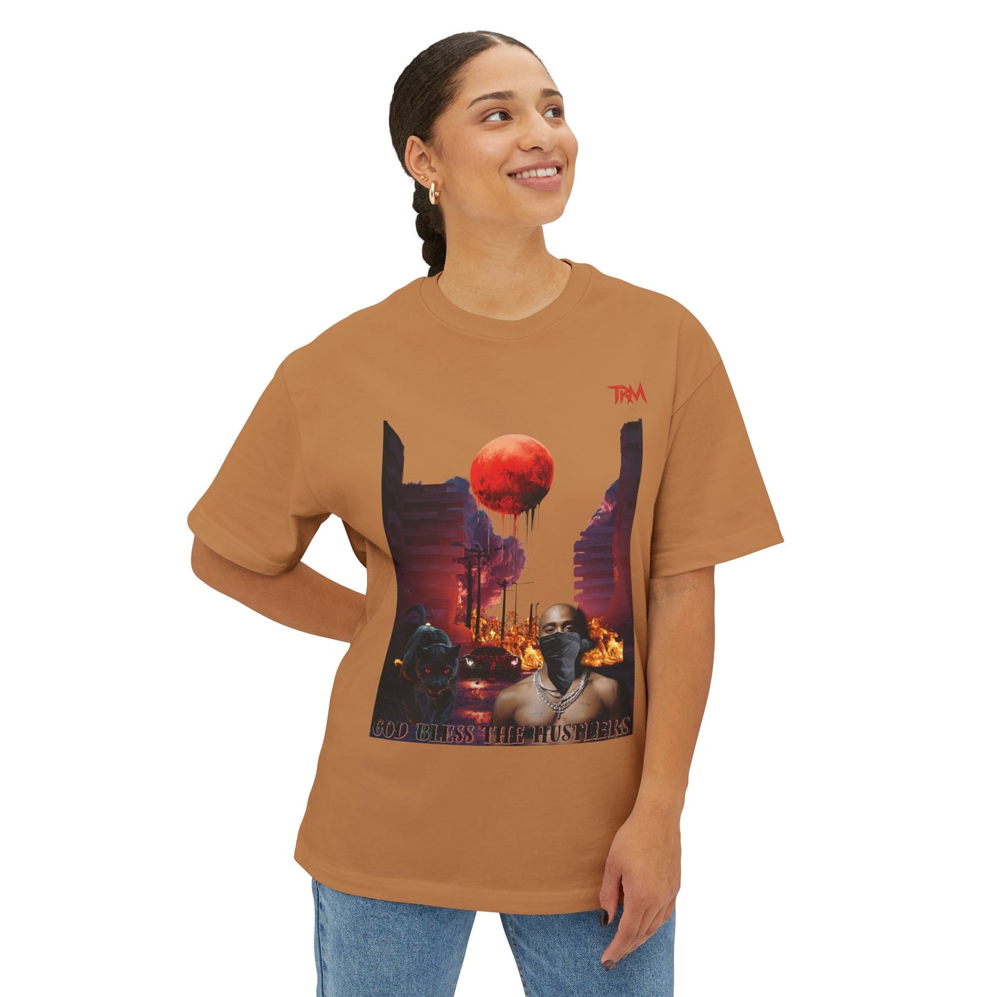 Unisex Oversized Graphic Tee - Streetwear Style, Casual Comfort, Trendy Gift, Music Festival Outfit, Retro Aesthetic