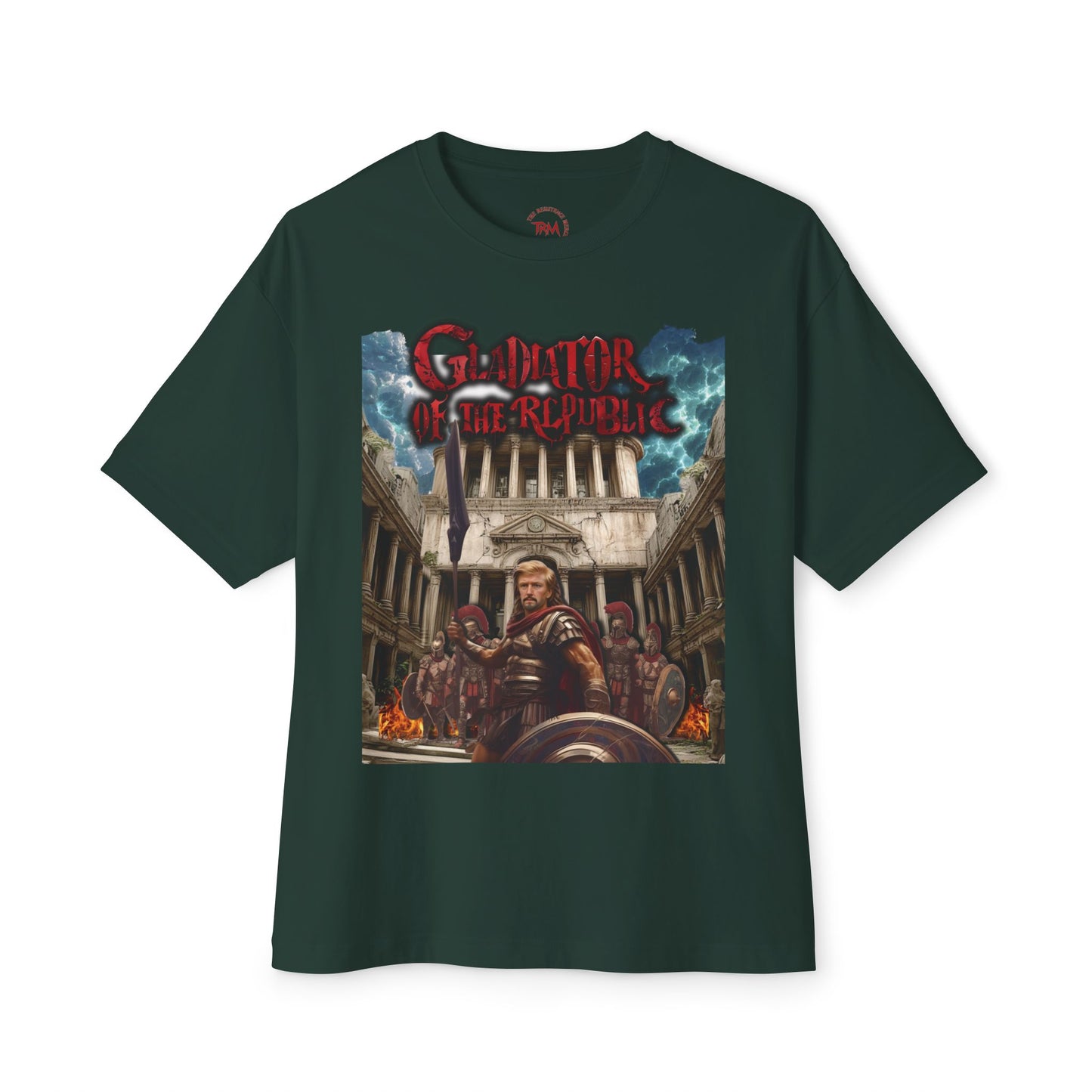 Graphic Oversized T-Shirt - Gladiator of the Republic - Darius Trump - 100% Cotton - Limited Edition
