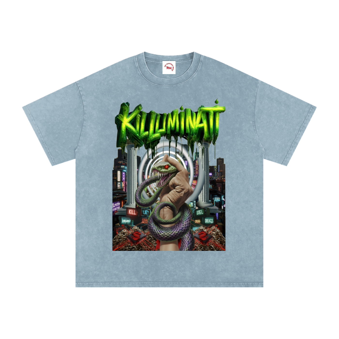 KILLUMINATI – GRAPHIC  Oversized Cotton T-Shirt