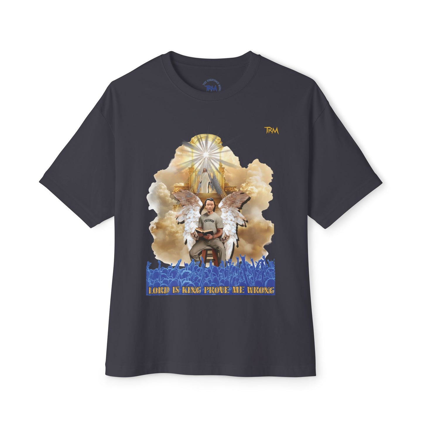 Spiritual Graphic Tee, Oversized T-Shirt, Inspirational Boxy Top, Unique Faith Shirt, Casual Everyday Tee