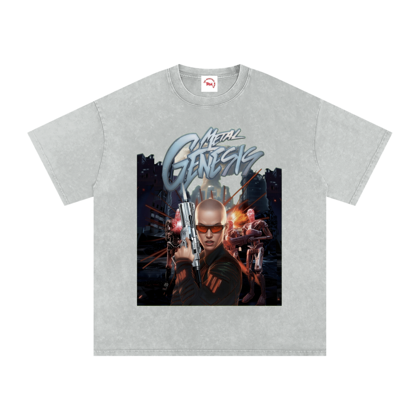 Metal Genesis - Oversized Cotton T-Shirt