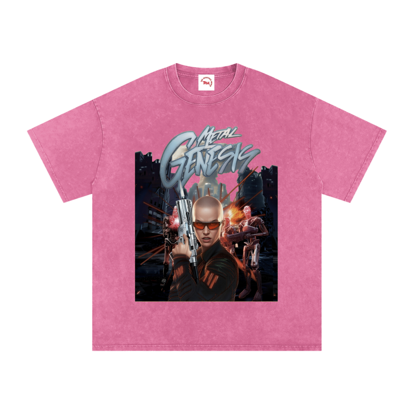 Metal Genesis - Oversized Cotton T-Shirt