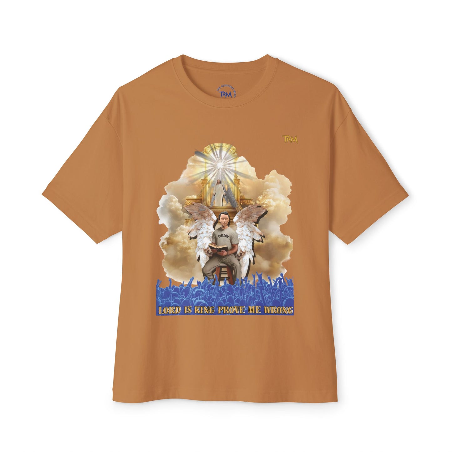 Spiritual Graphic Tee, Oversized T-Shirt, Inspirational Boxy Top, Unique Faith Shirt, Casual Everyday Tee