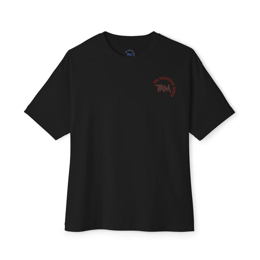 Unisex Oversized Boxy Tee  Streetwear The Resistance Full Patch